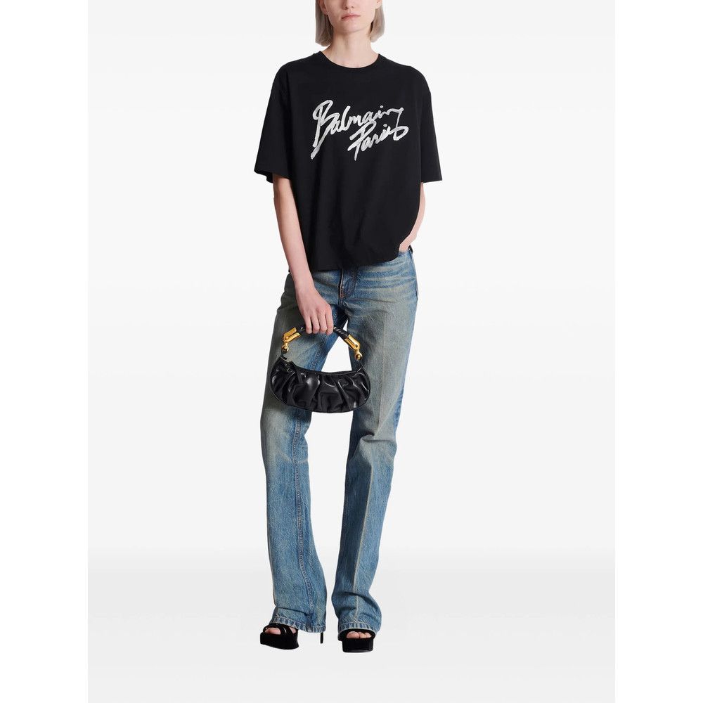 Balmain Balmain BLACK Tops - T-shirts & Jerseys Size M / US 6-8 / IT 42-44 - 5 Thumbnail