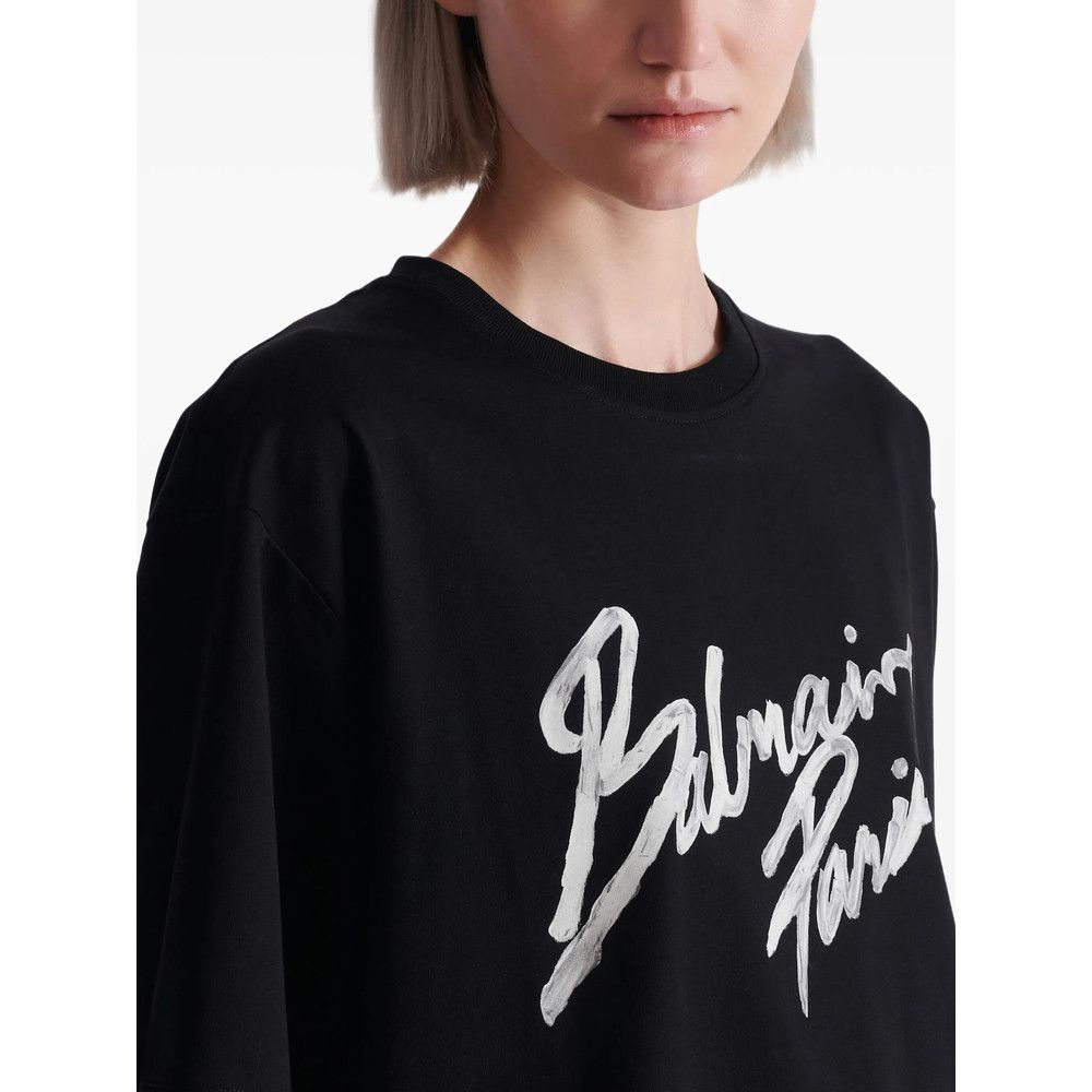Balmain Balmain BLACK Tops - T-shirts & Jerseys Size S / US 4 / IT 40 - 2 Thumbnail