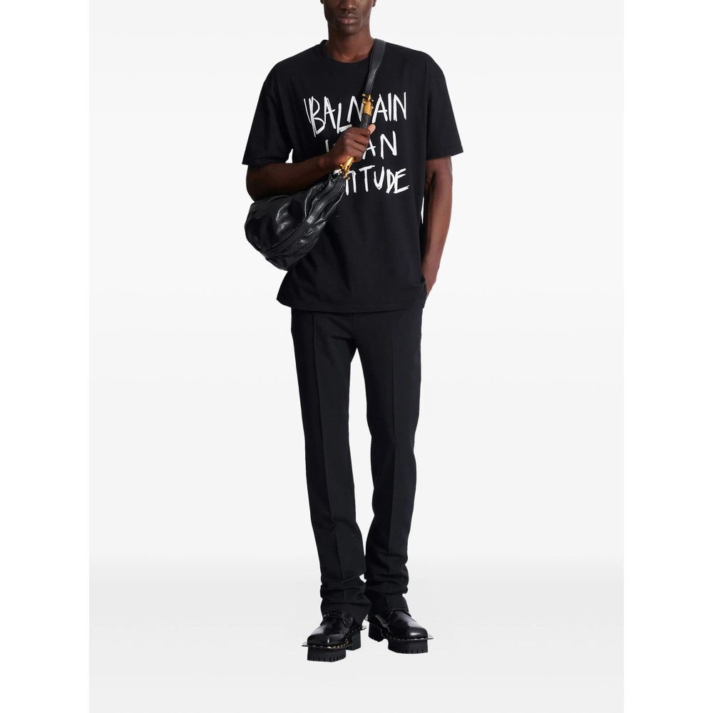 Balmain Balmain BLACK T-Shirts & Vests - T-Shirts Size US M / EU 48-50 / 2 - 2 Thumbnail