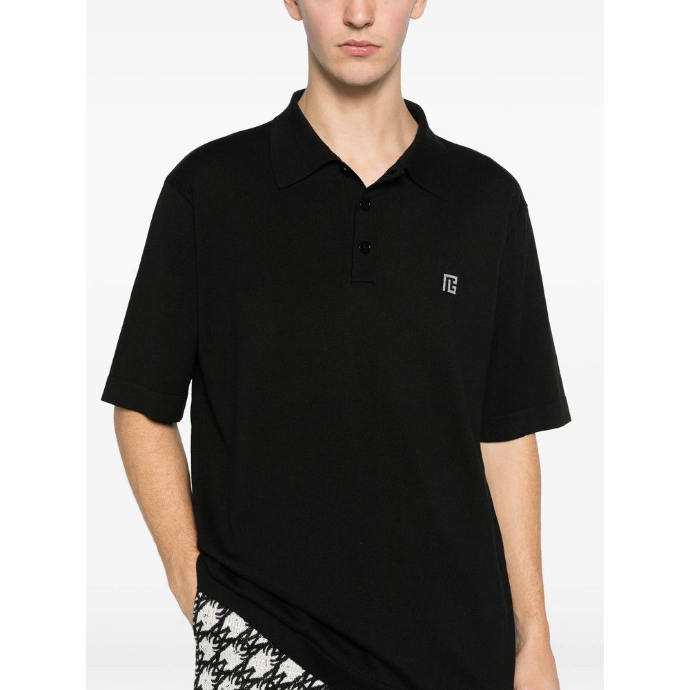 Balmain Balmain BLACK Polo Shirts Size US XL / EU 56 / 4 - 3 Thumbnail