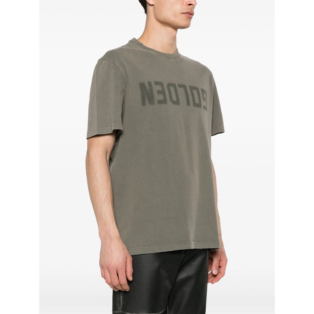 Golden Goose Golden Goose GREEN T-Shirts & Vests - T-Shirts Size US XXL / EU 58 / 5 - 5 Thumbnail