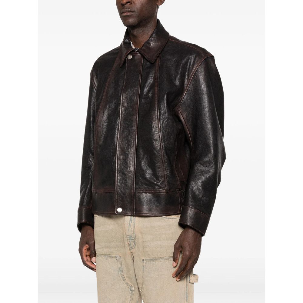 Golden Goose Golden Goose BROWN Jackets - Leather Jackets Size US L / EU 52-54 / 3 - 5 Thumbnail