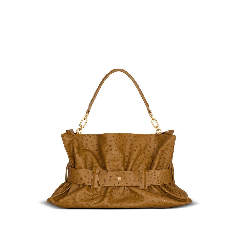Balmain Balmain BROWN Shoulder Bags Size ONE SIZE - 4 Thumbnail