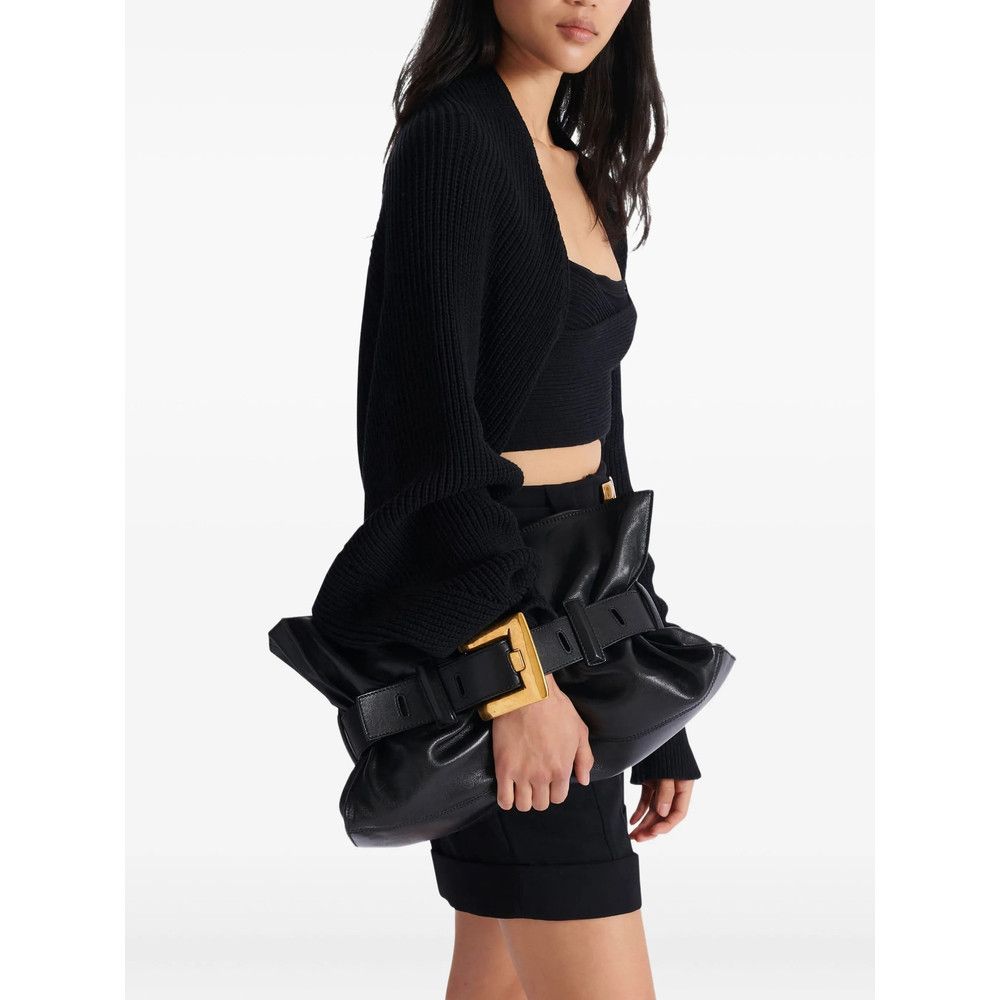 Balmain Balmain BLACK Shoulder Bags Size ONE SIZE - 4 Thumbnail