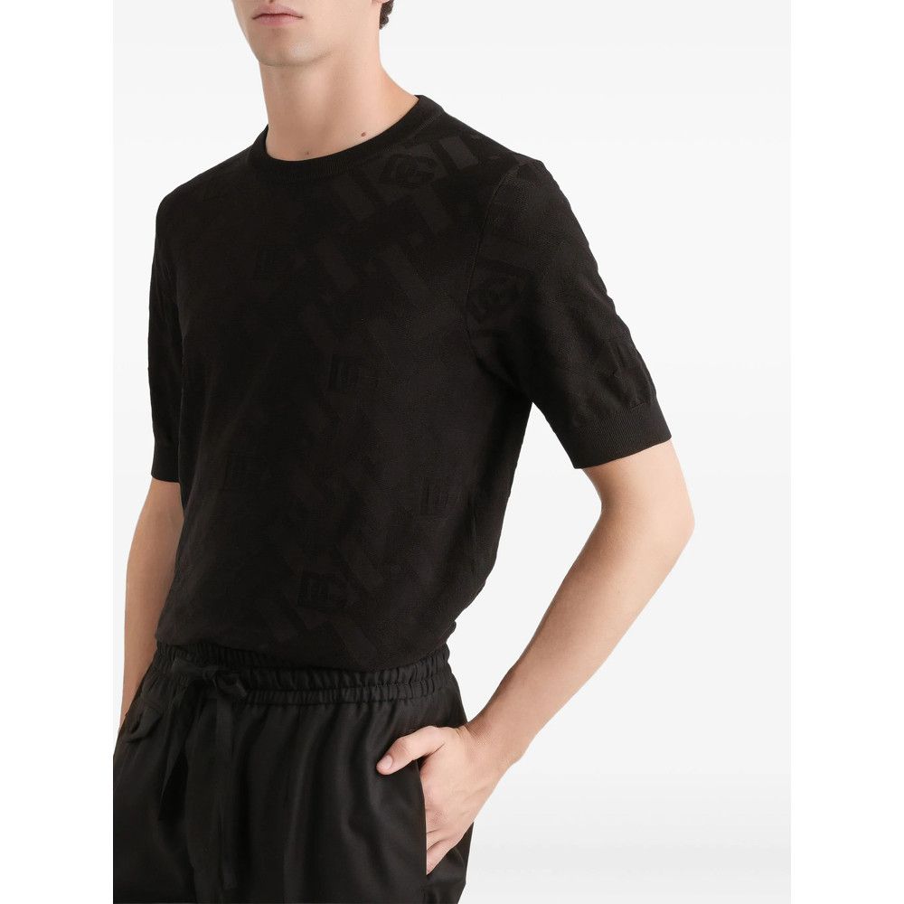 Dolce & Gabbana Dolce & Gabbana BLACK T-Shirts & Vests - T-Shirts Size US XXL / EU 58 / 5 - 5 Thumbnail