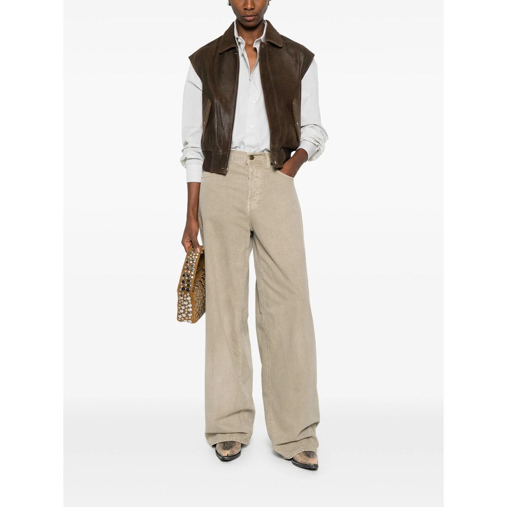 Haikure Haikure NEUTRALS Denim - Wide-Leg Jeans Size 23" - 5 Thumbnail