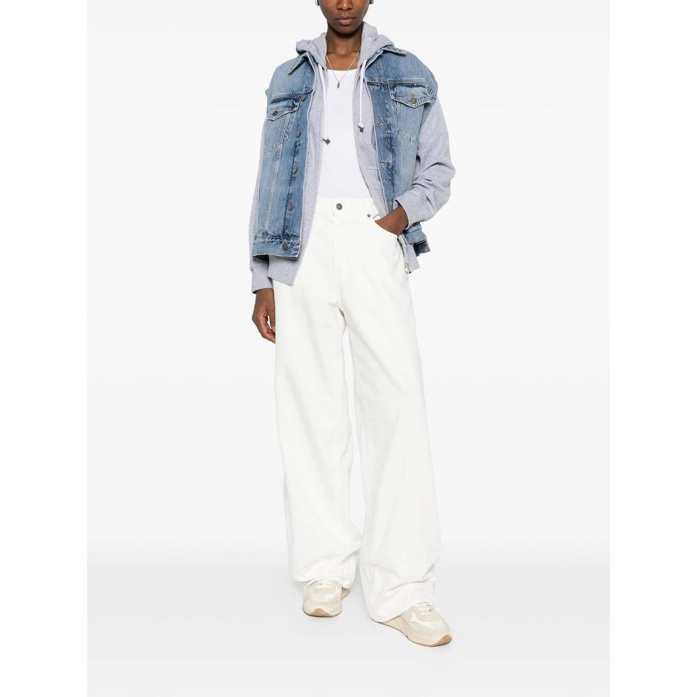 Haikure Haikure WHITE Denim - Wide-Leg Jeans Size 26" / US 2 / IT 38 - 3 Thumbnail
