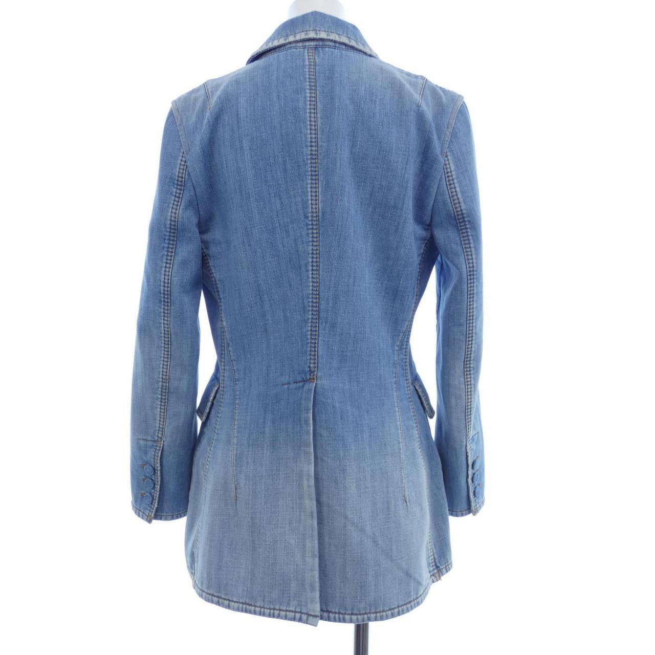 Other Other Ermanno Scervino Denim Jacket Denim Outerwear DUTY FREE for USA Size ONE SIZE - 2 Thumbnail