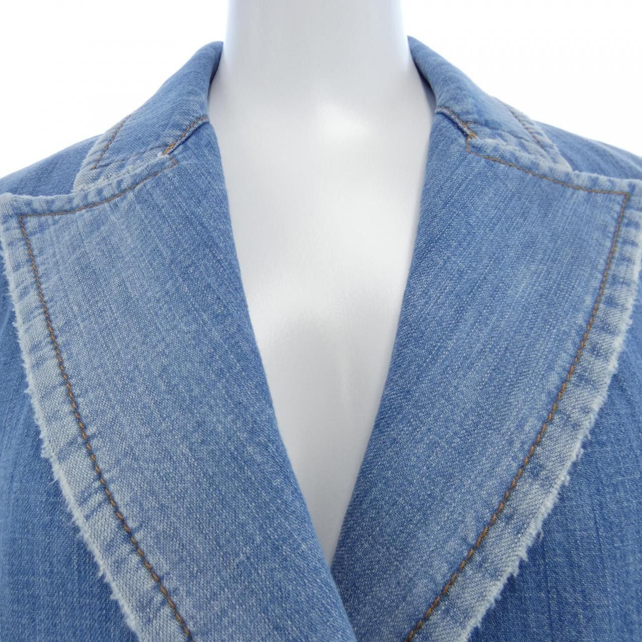 Other Other Ermanno Scervino Denim Jacket Denim Outerwear DUTY FREE for USA Size ONE SIZE - 5 Thumbnail