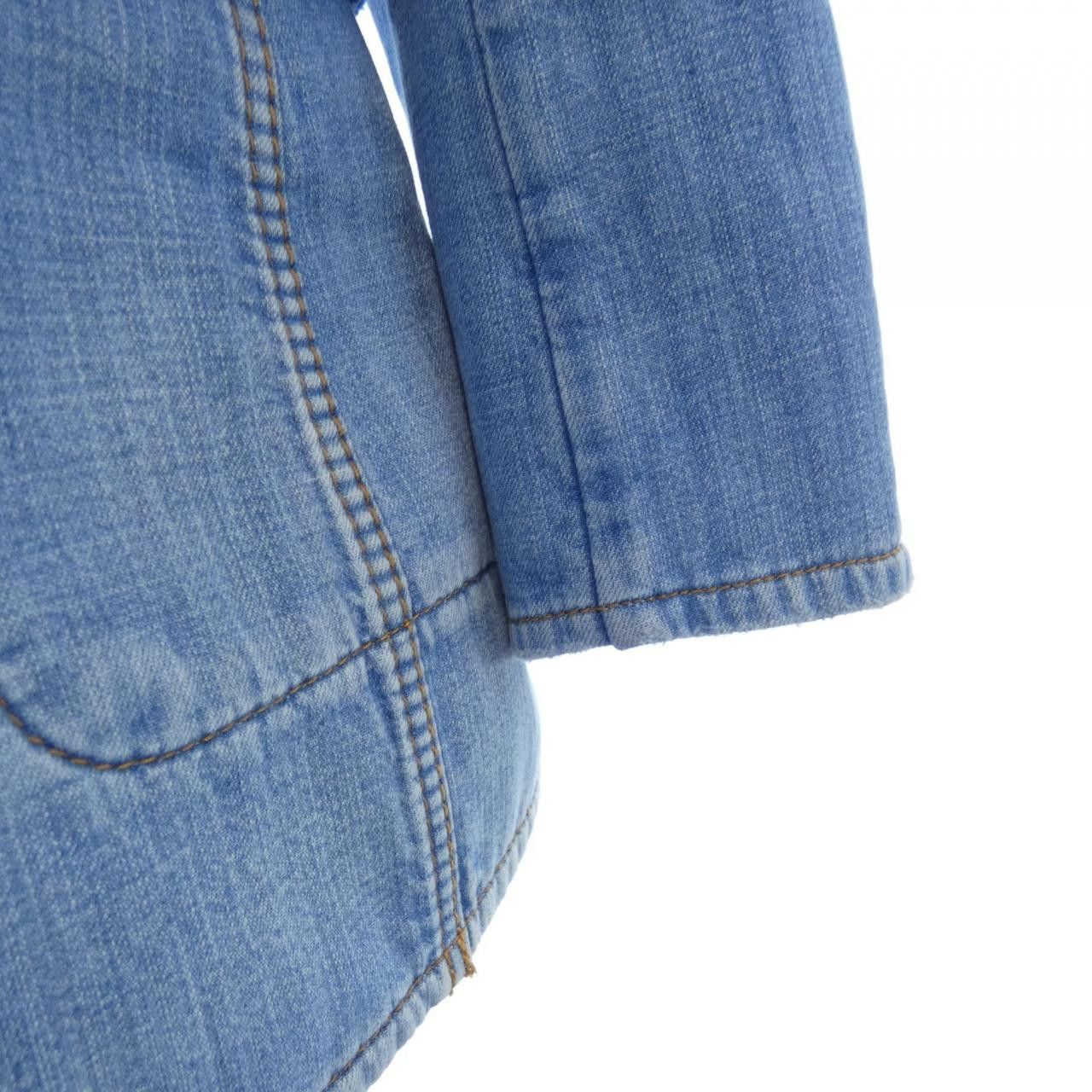 Other Other Ermanno Scervino Denim Jacket Denim Outerwear DUTY FREE for USA Size ONE SIZE - 6 Thumbnail