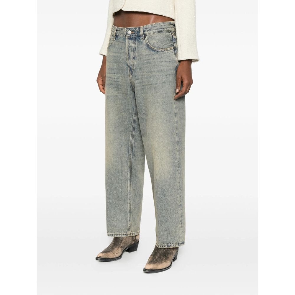 Haikure Haikure BLUE Denim - Straight-Leg Jeans Size 25" / US 0 / IT 36 - 3 Thumbnail