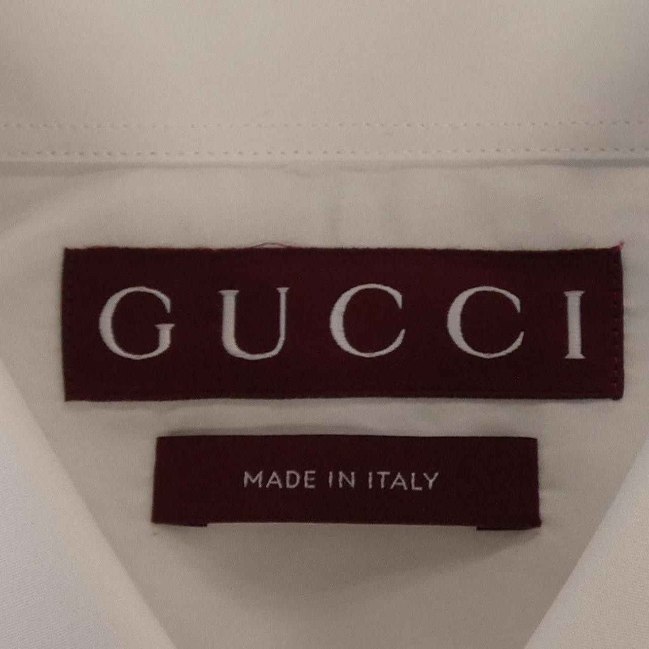 Gucci Gucci Gucci 794864 ZARNG Shirt Cotton Dress Shirt 794864 ZARNG DUTY FREE for USA Size ONE SIZE - 4 Thumbnail