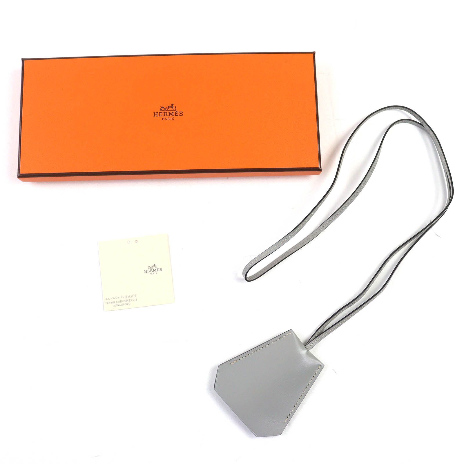 Hermes Hermes Hermès Clochette Leather Necklace Pendant Leather Necklace Stamp C (1999) DUTY FREE for USA Size ONE SIZE - 2 Thumbnail