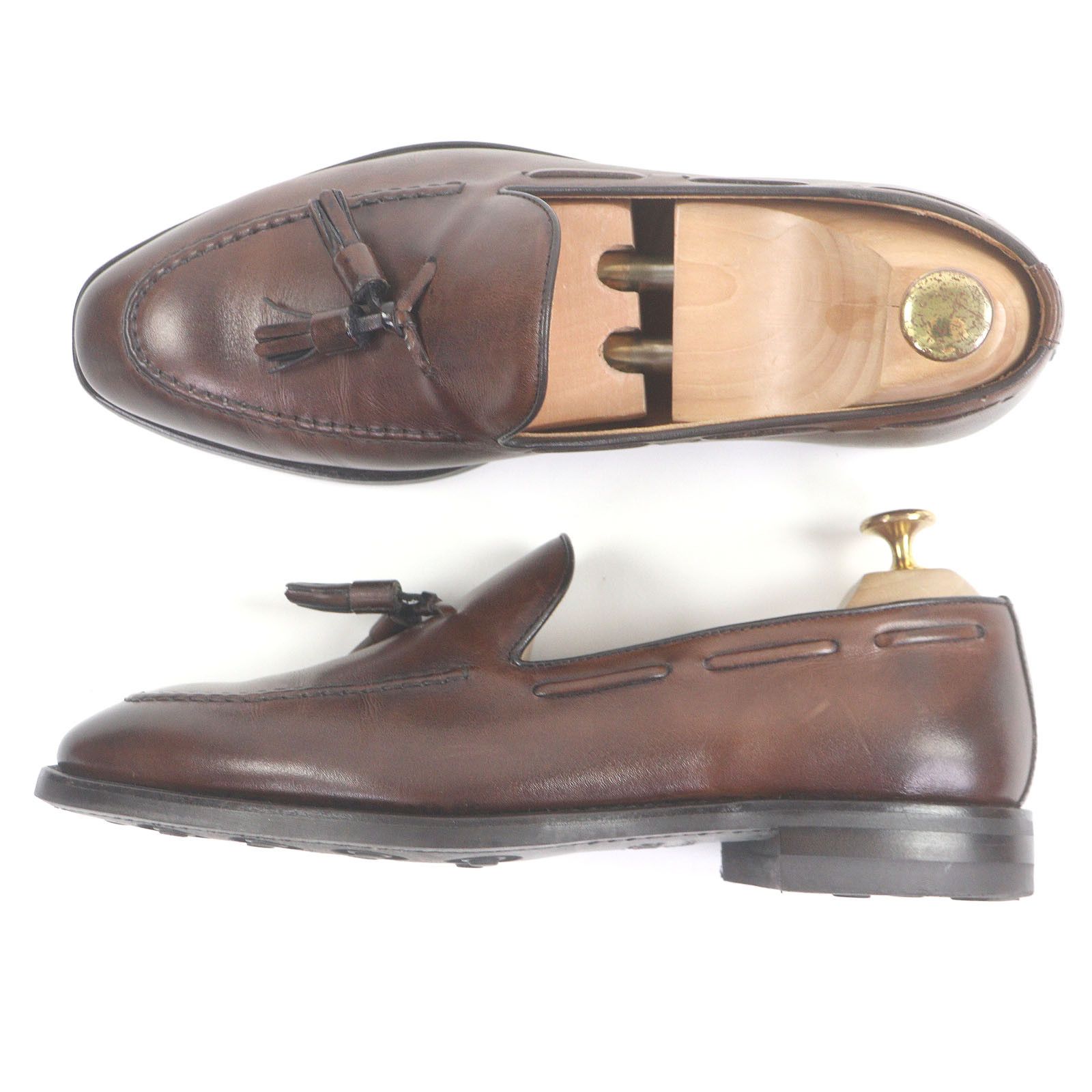 Other Other Berwick 1707 VELEBK Leather Loafers Leather Shoes DUTY FREE for USA Size ONE SIZE - 3 Thumbnail