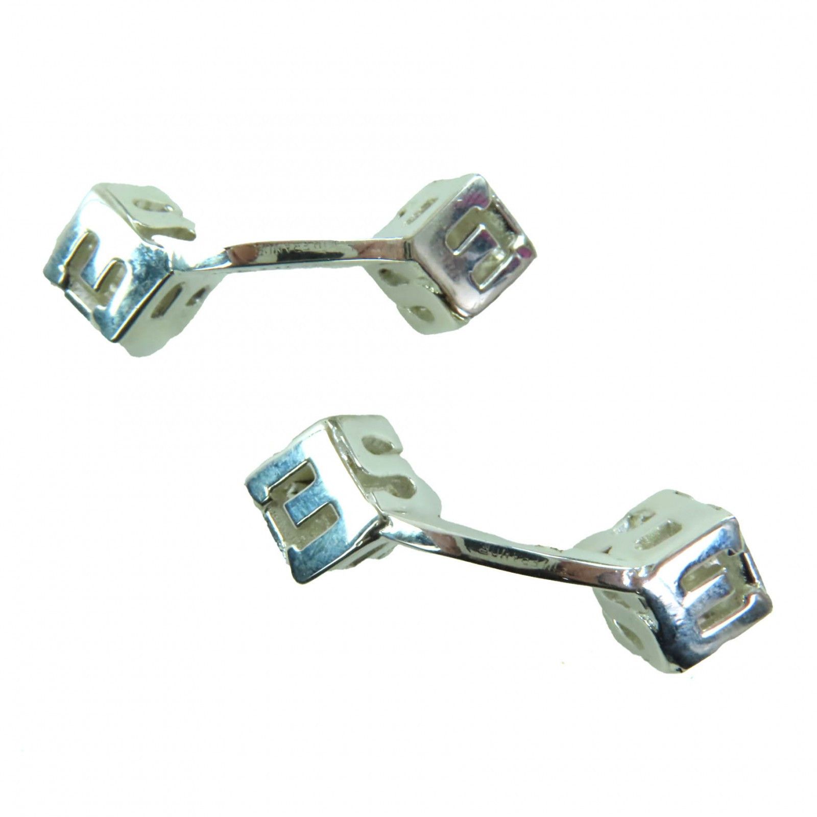 Hermes Hermes Hermès SV925 Cufflinks Metal Cufflinks DUTY FREE for USA Size ONE SIZE - 5 Thumbnail