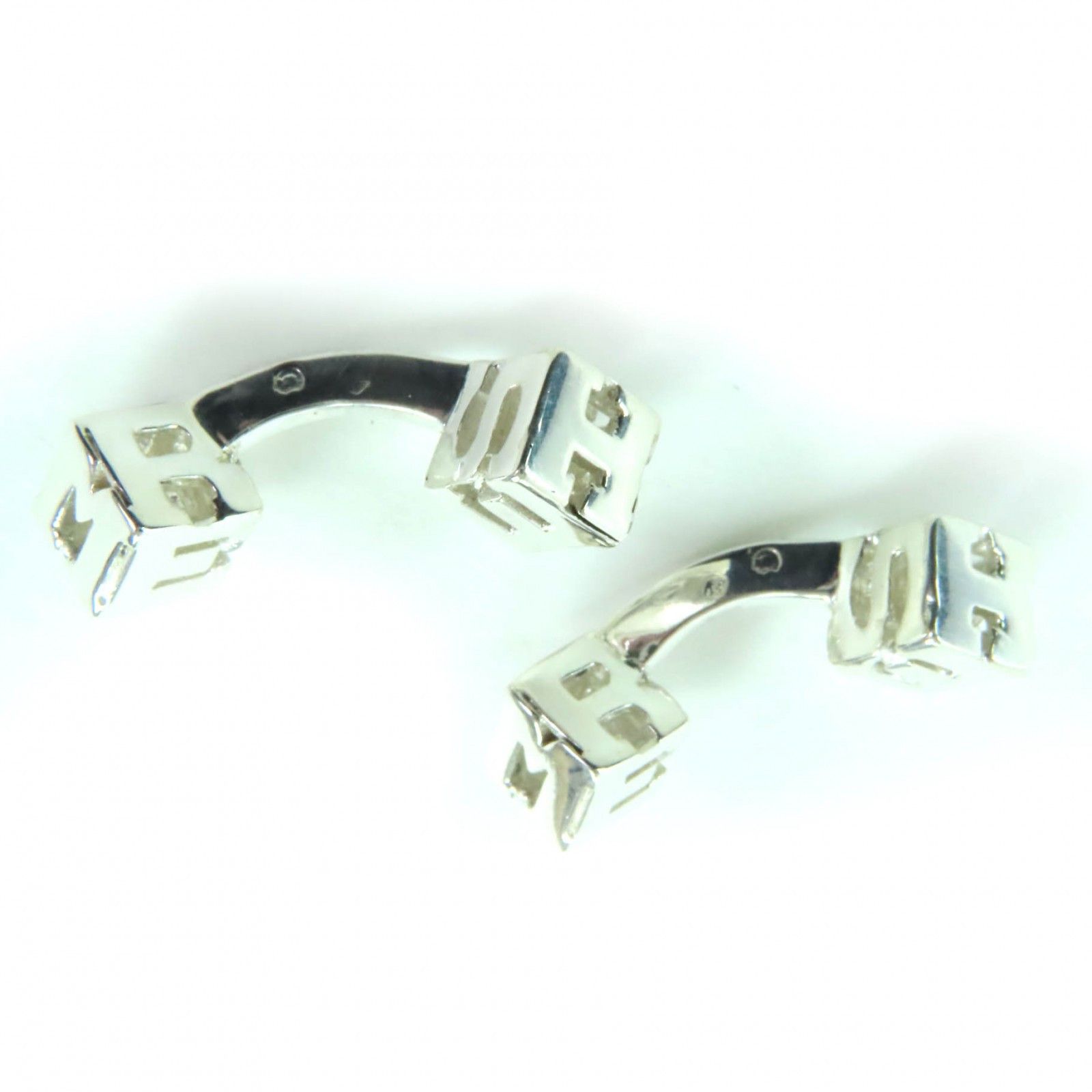 Hermes Hermes Hermès SV925 Cufflinks Metal Cufflinks DUTY FREE for USA Size ONE SIZE - 4 Thumbnail