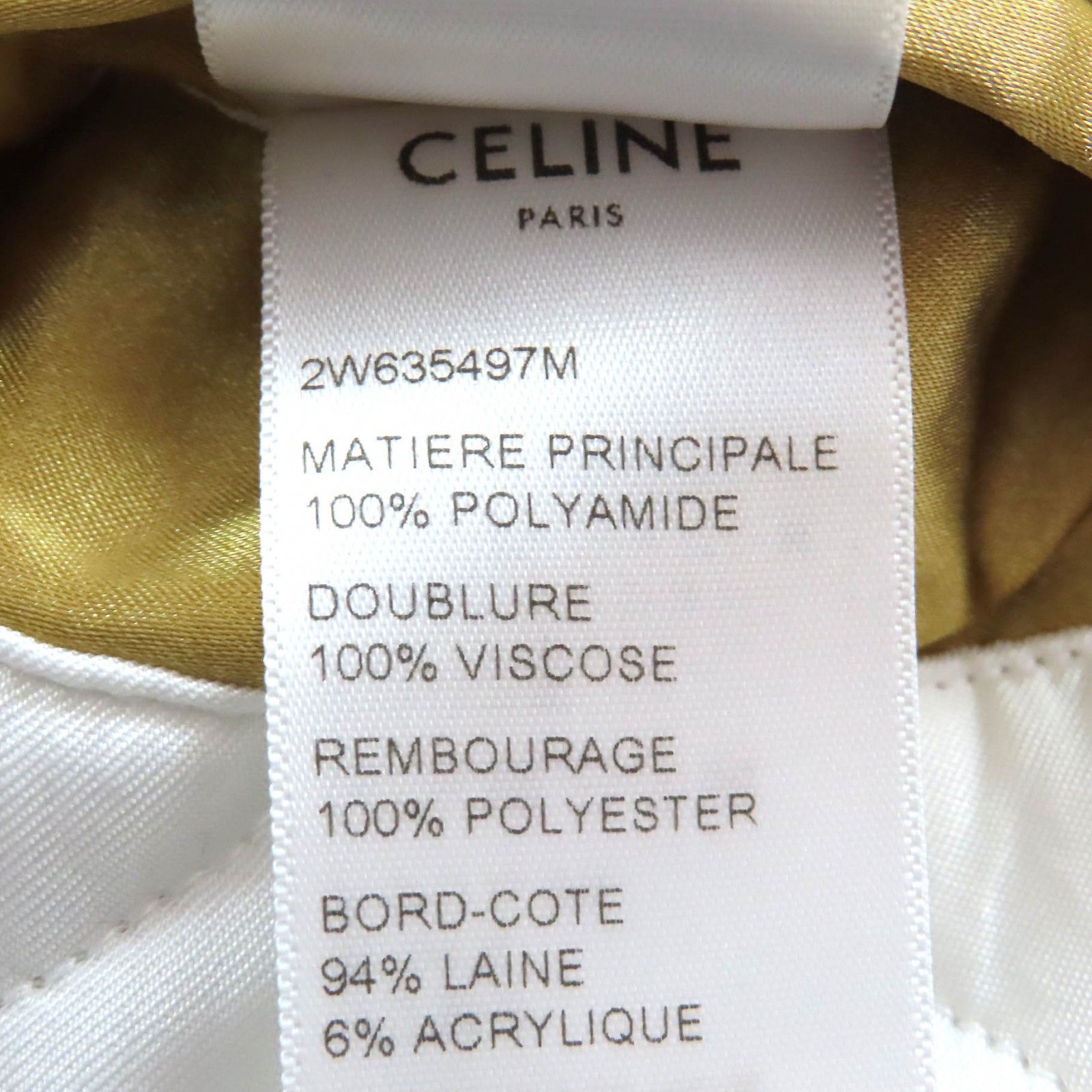 Celine Celine CELINE Blouson Lucky lovers Teddy Jacket Stadium Jacket Others Outerwear 2W635497M DUTY FREE for USA Size ONE SIZE - 9 Thumbnail
