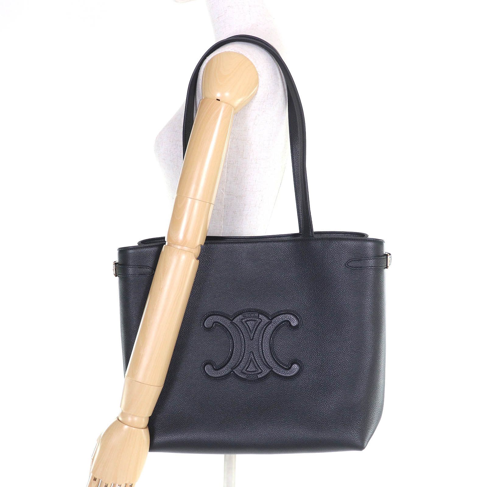 Celine Celine Celine Hippo Anais Triomphe Medium Leather Tote Bag Leather Tote Bag DUTY FREE for USA Size ONE SIZE - 9 Thumbnail