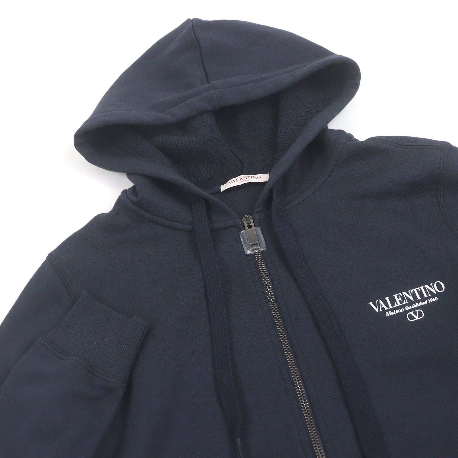 Valentino Valentino Valentino Logo print Cotton Hoodie Cotton Sweatshirts & Hoodies 5V3MF27QA8D DUTY FREE for USA Size ONE SIZE - 2 Thumbnail