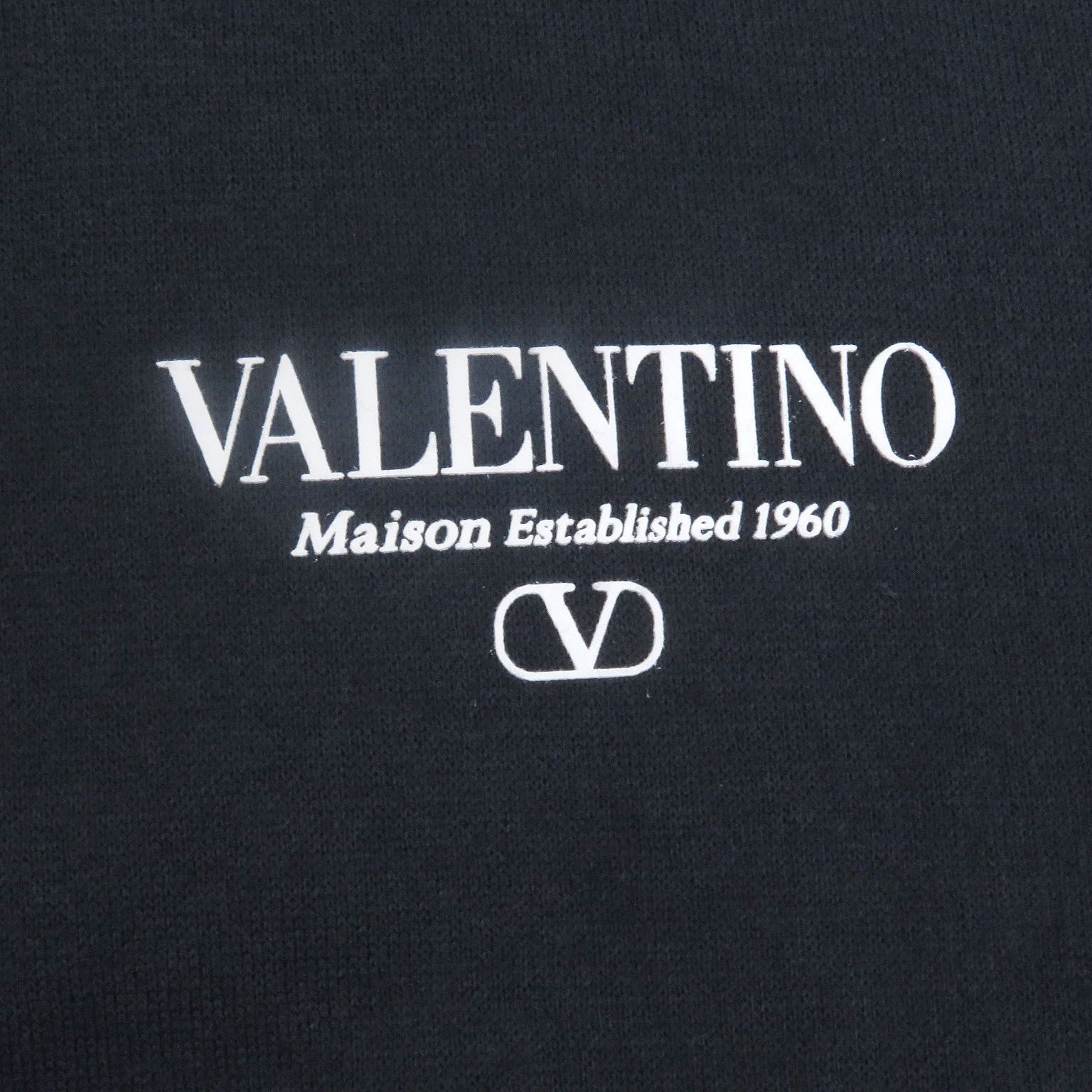 Valentino Valentino Valentino Logo print Cotton Hoodie Cotton Sweatshirts & Hoodies 5V3MF27QA8D DUTY FREE for USA Size ONE SIZE - 6 Thumbnail