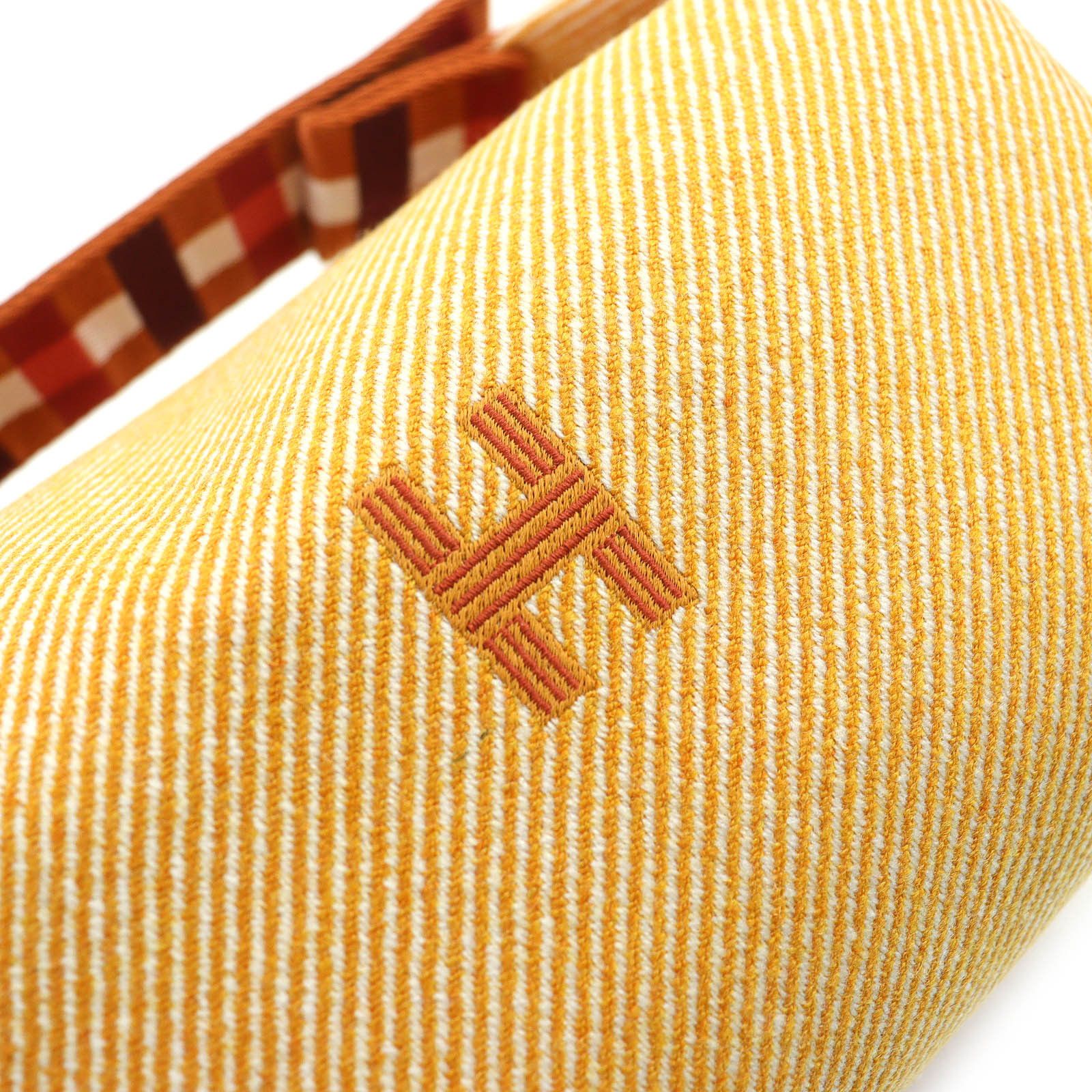 Hermes Hermes Hermès BRIDE-A-GM Canvas Handbag Cotton Vanity Bag DUTY FREE for USA Size ONE SIZE - 8 Thumbnail