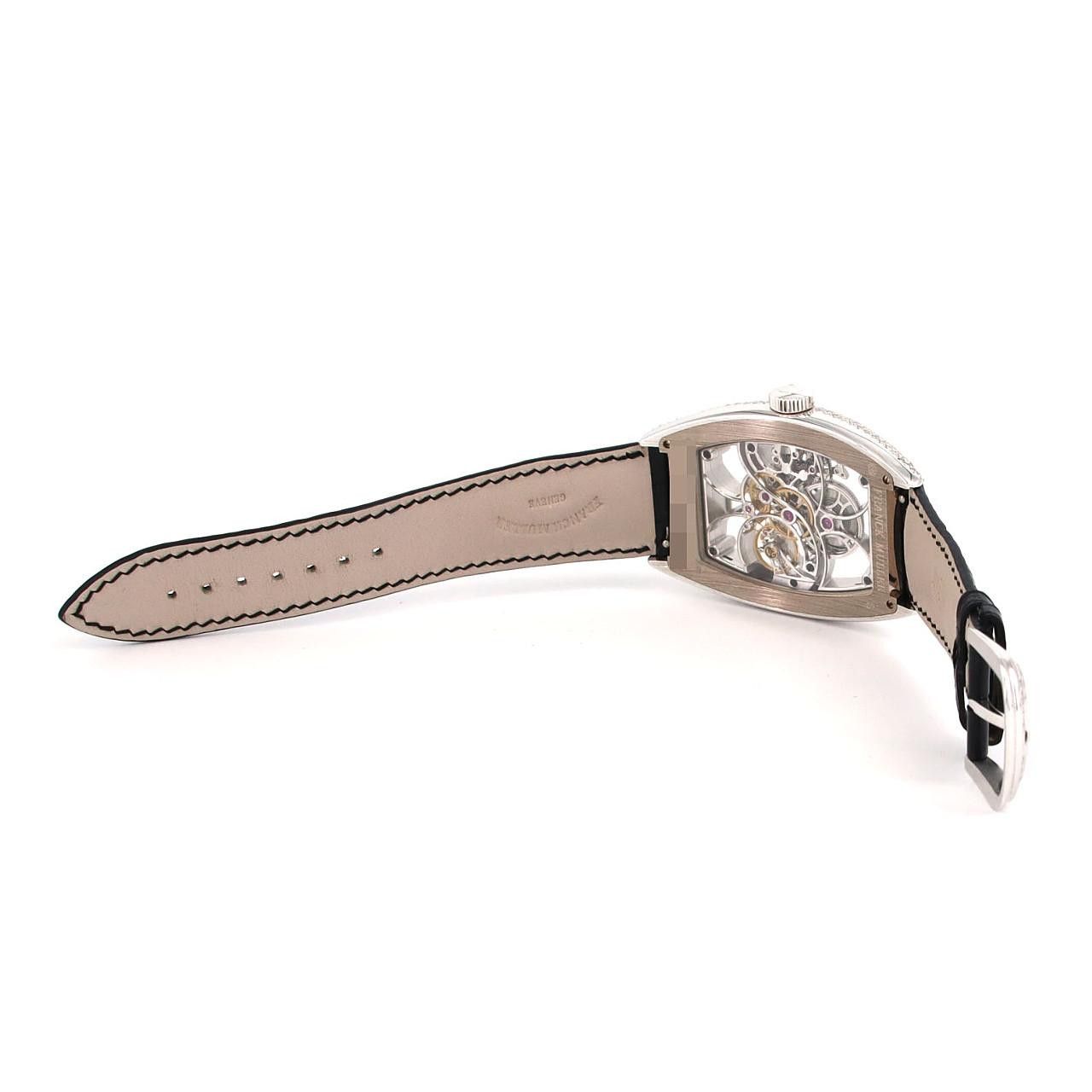 Other Other Franck Muller Vanguard 7 Days Power Reserve Skeleton White Gold Calfskin Other 8880BS6SQTD DUTY FREE for USA Size ONE SIZE - 7 Thumbnail