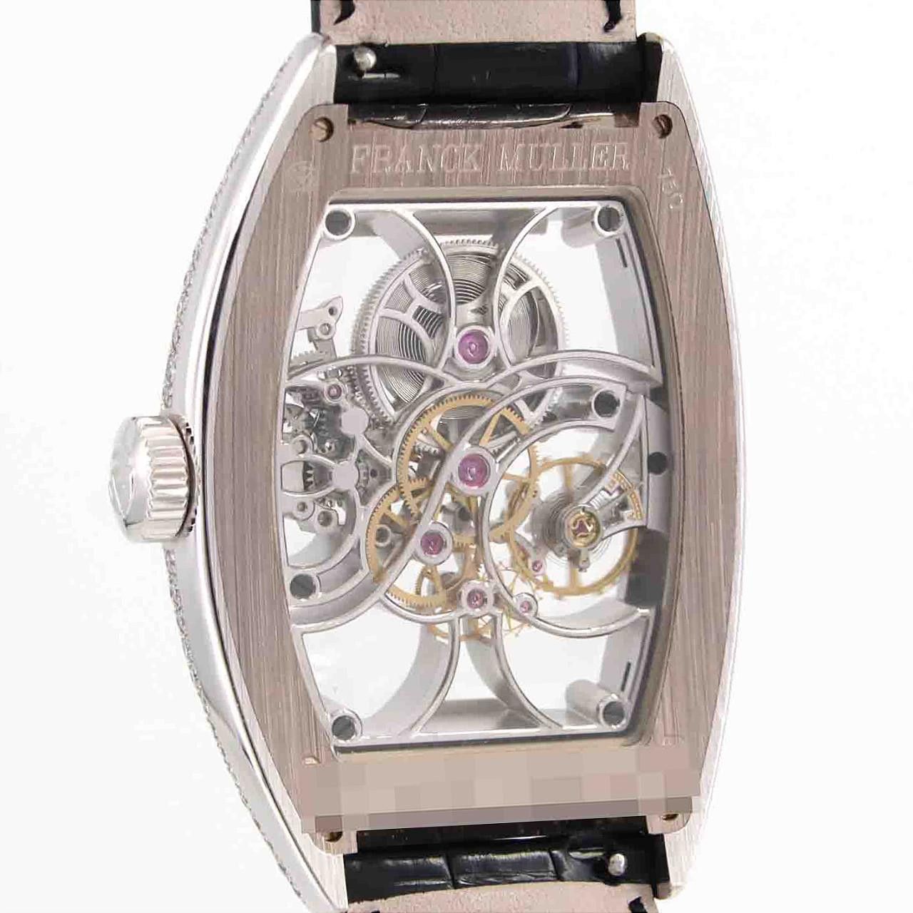 Other Other Franck Muller Vanguard 7 Days Power Reserve Skeleton White Gold Calfskin Other 8880BS6SQTD DUTY FREE for USA Size ONE SIZE - 6 Thumbnail