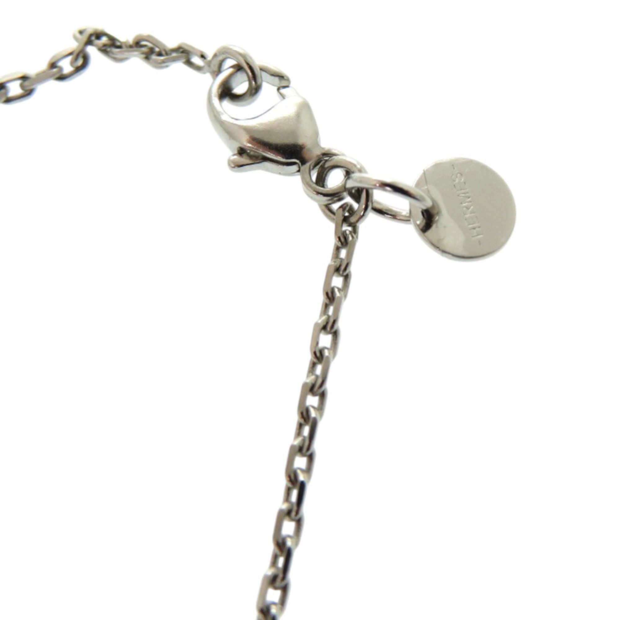 Hermes Hermes Like new Hermès Asde Coeur Ace of Hearts leather and metal brown necklace with Z markings, model 1006 Size ONE SIZE - 5 Thumbnail