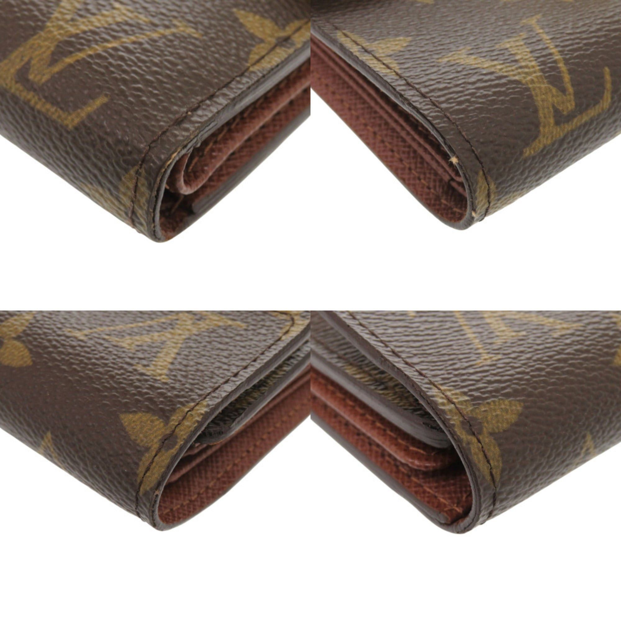 Louis Vuitton Louis Vuitton Koala Monogram Portefeuille M58013 Canvas Brown Tri-fold Wallet LV 0269 Size ONE SIZE - 3 Thumbnail