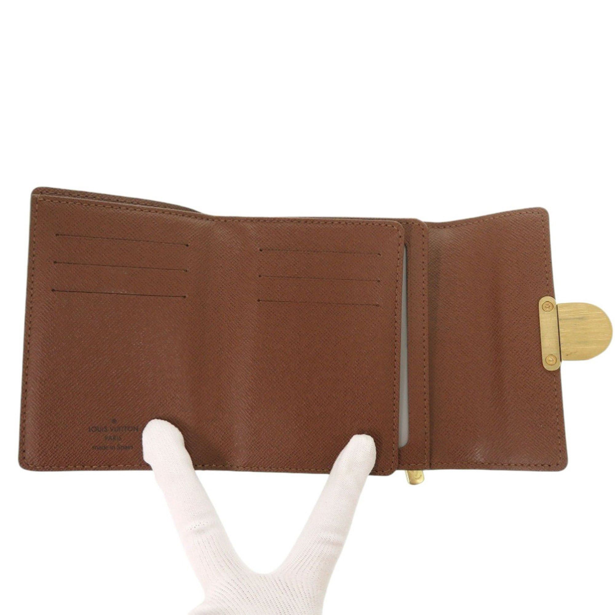 Louis Vuitton Louis Vuitton Koala Monogram Portefeuille M58013 Canvas Brown Tri-fold Wallet LV 0269 Size ONE SIZE - 4 Thumbnail