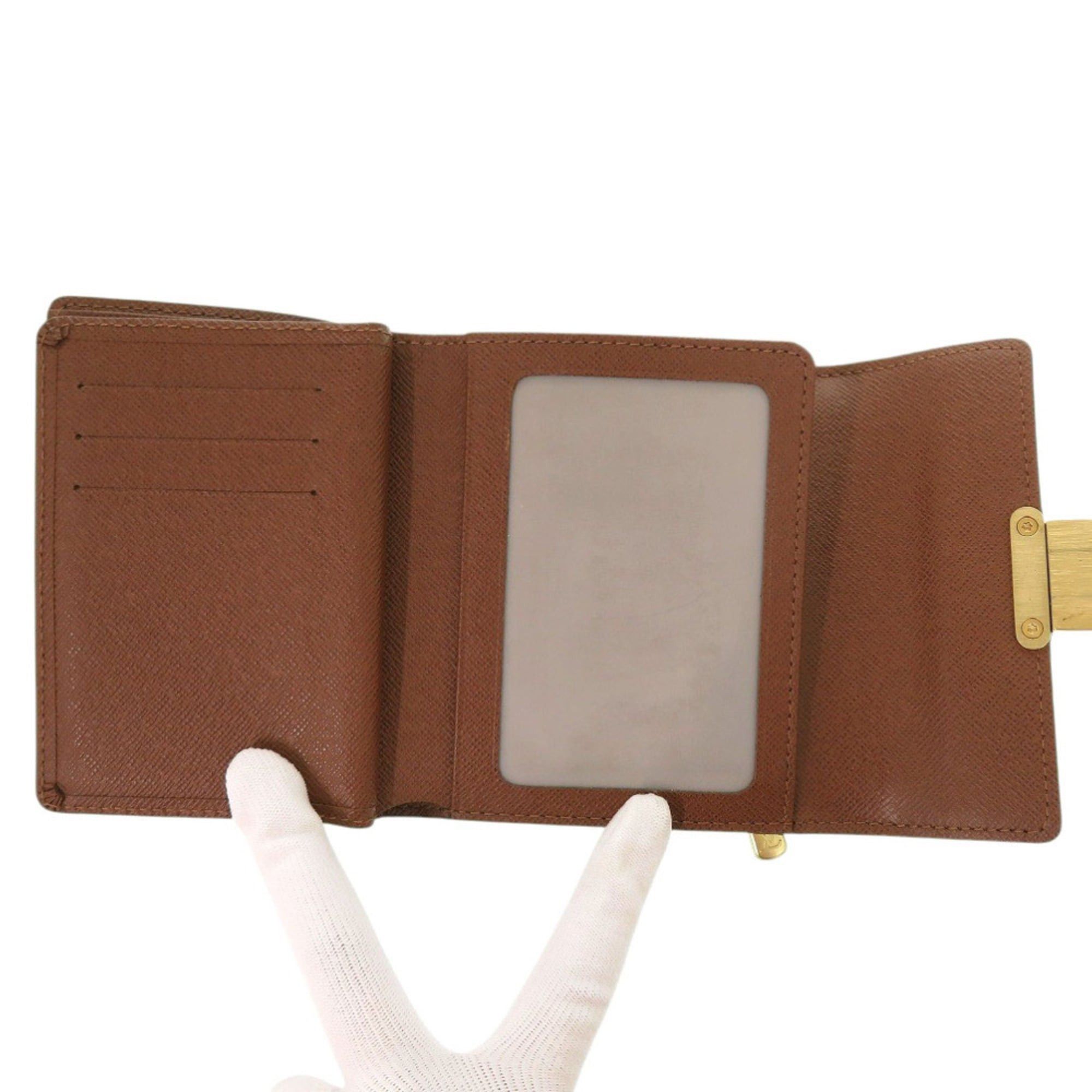 Louis Vuitton Louis Vuitton Koala Monogram Portefeuille M58013 Canvas Brown Tri-fold Wallet LV 0269 Size ONE SIZE - 5 Thumbnail