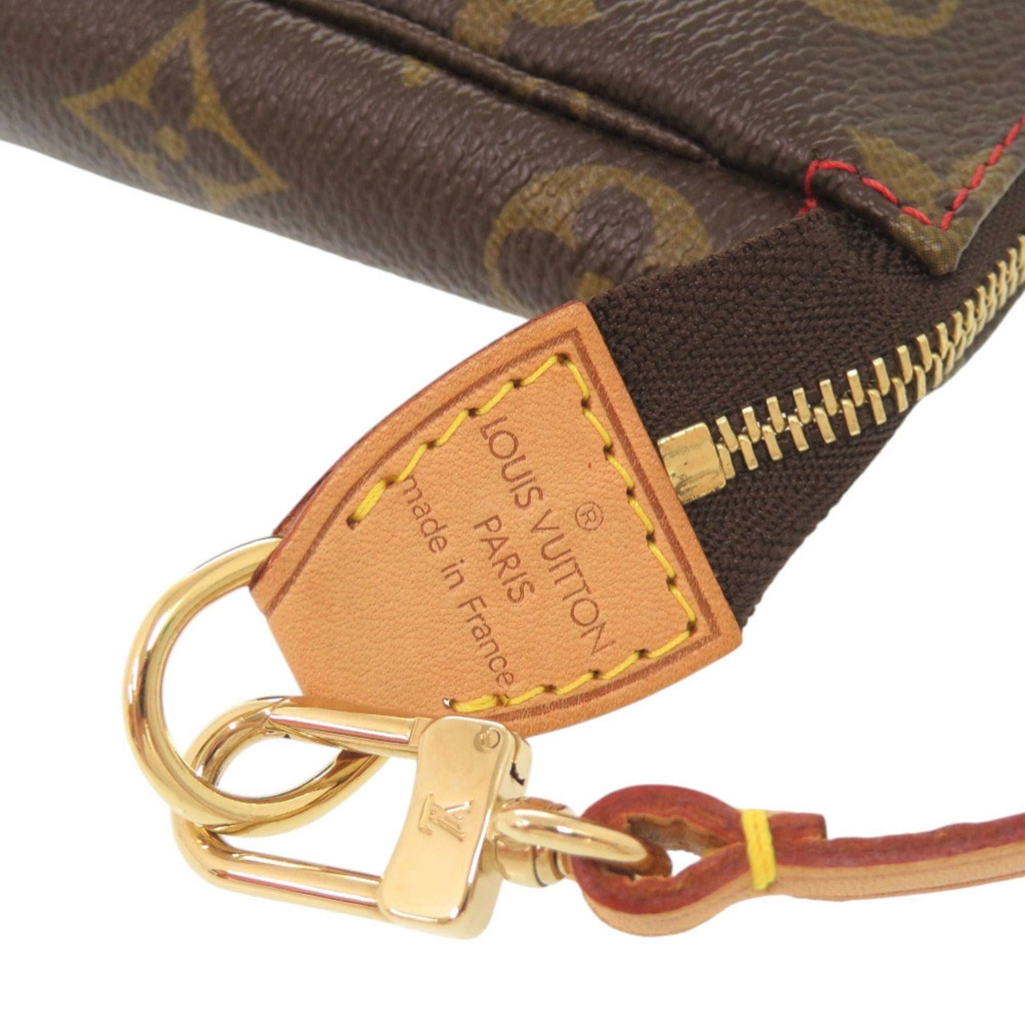 Louis Vuitton Like new Louis Vuitton x Takashi Murakami Pochette Accessoires Monogram Cherry M95008 Brown Pouch LV 1481 Size ONE SIZE - 7 Thumbnail