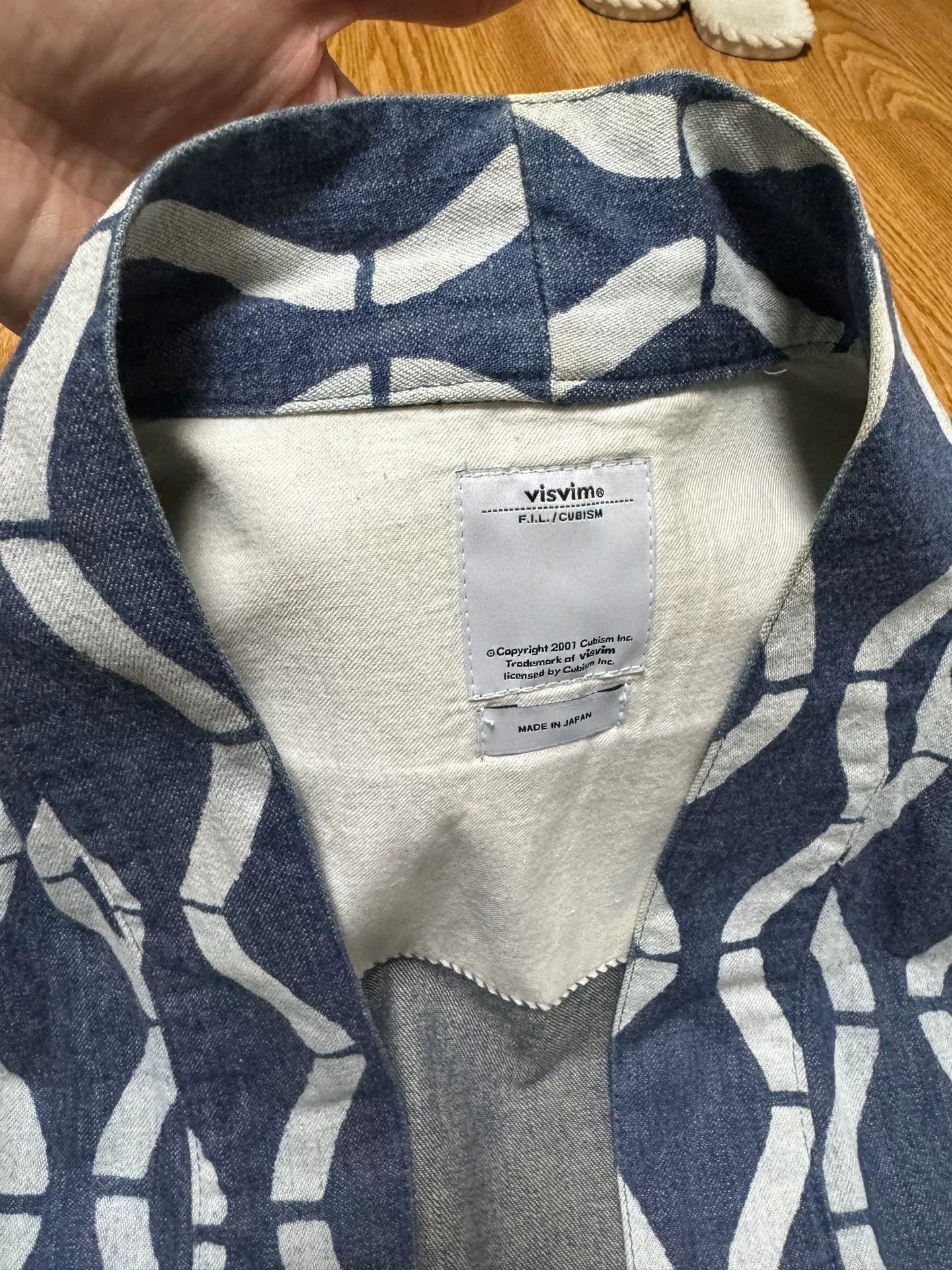 Visvim visvim bamboo texture lhamo shirt indigo Size US M / EU 48-50 / 2 - 4 Thumbnail