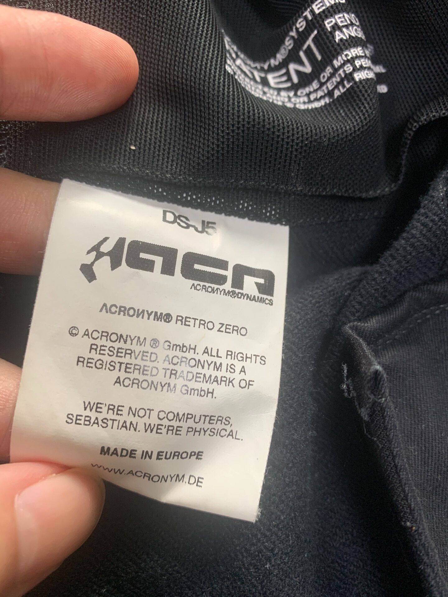 Acronym ds-j5 stylish blazer jacket in black Size US L / EU 52-54 / 3 - 4 Thumbnail