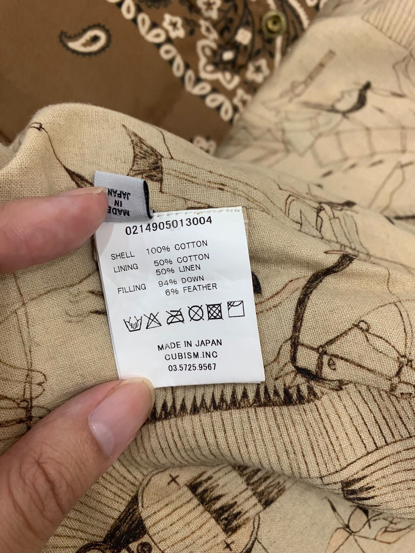 Visvim visvim ict bandana kerchief down jacket Size US L / EU 52-54 / 3 - 4 Thumbnail