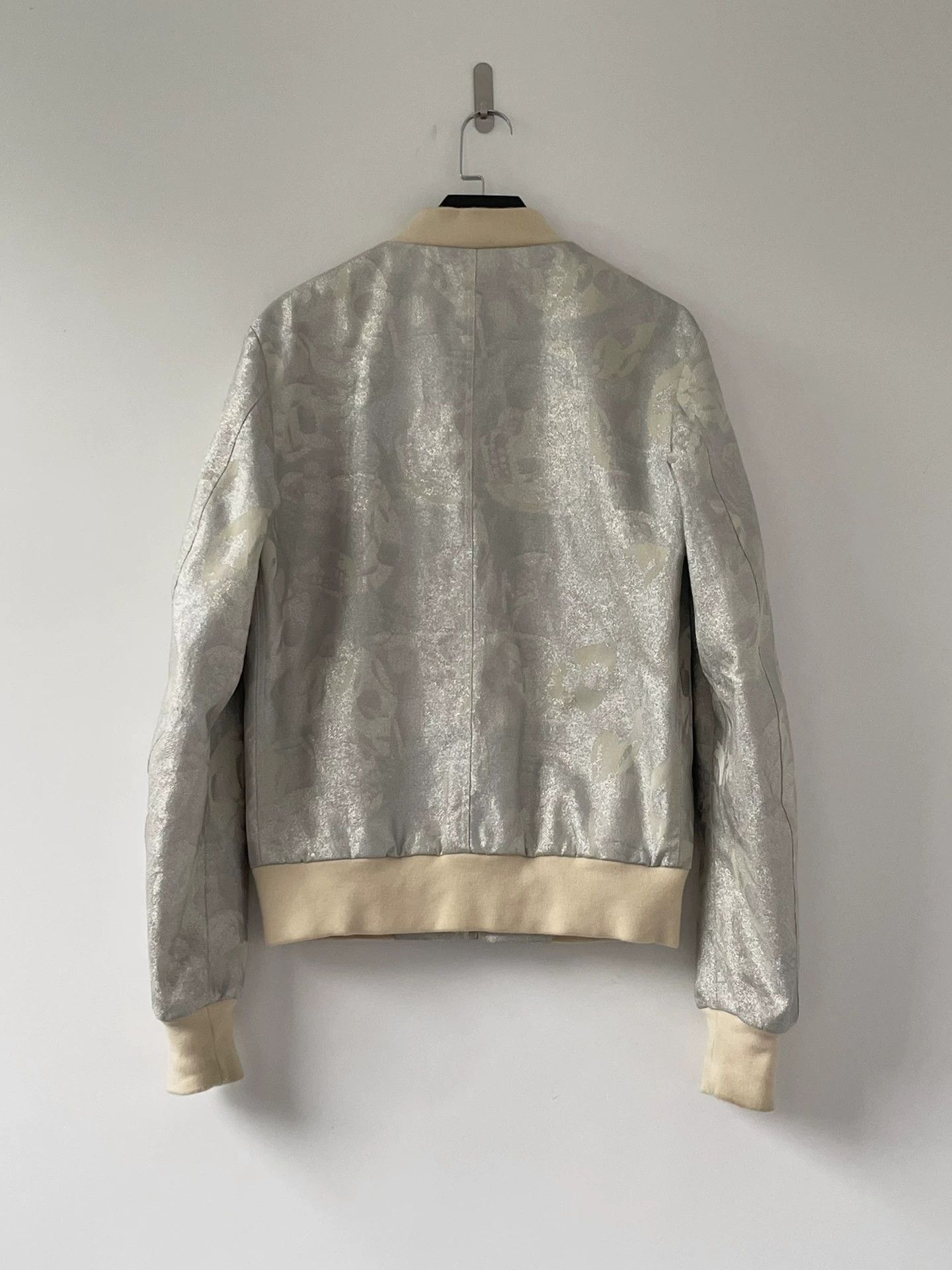 Alexander McQueen silver bomber jacket by alexander mcqueen Size US L / EU 52-54 / 3 - 6 Thumbnail