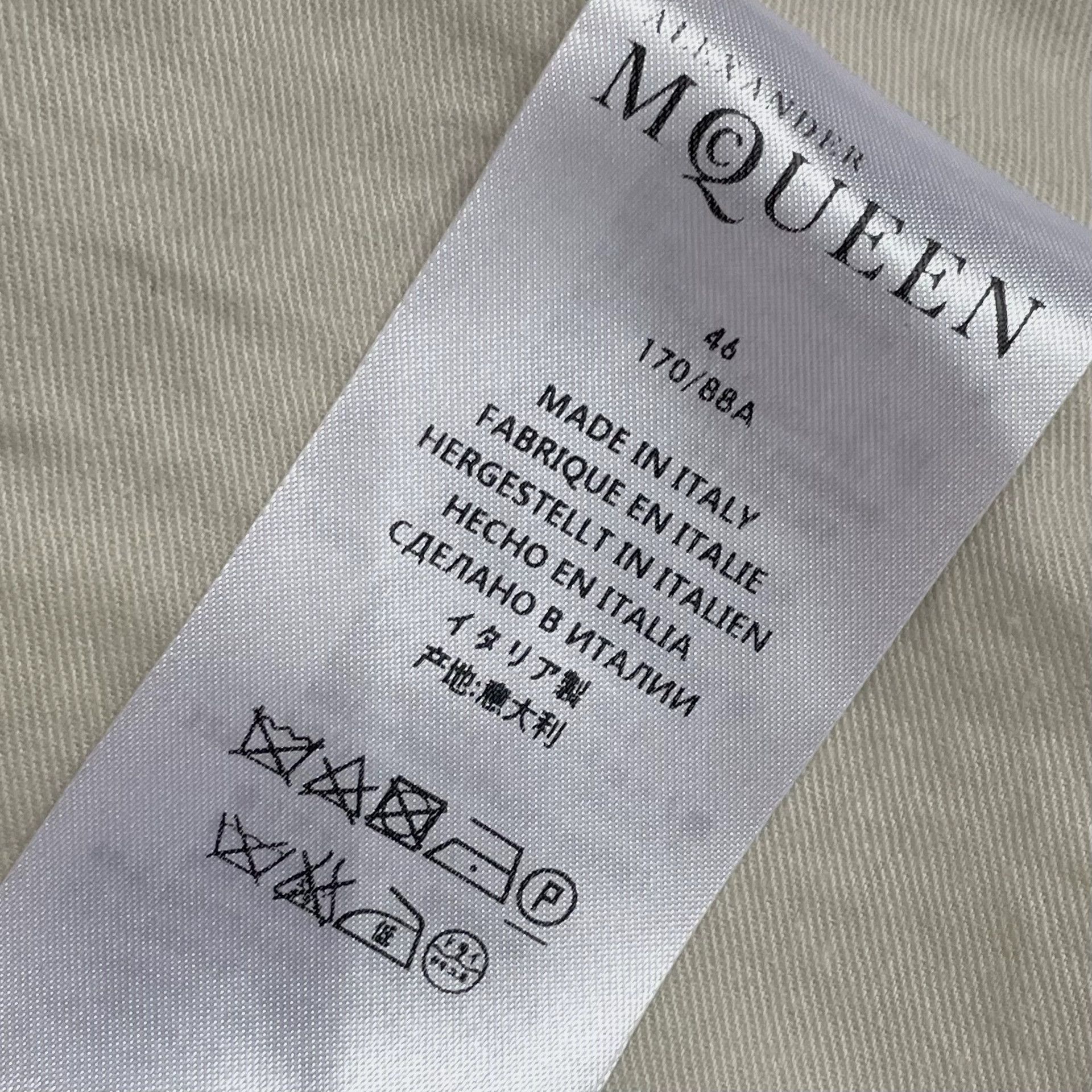 Alexander McQueen silver bomber jacket by alexander mcqueen Size US L / EU 52-54 / 3 - 8 Thumbnail