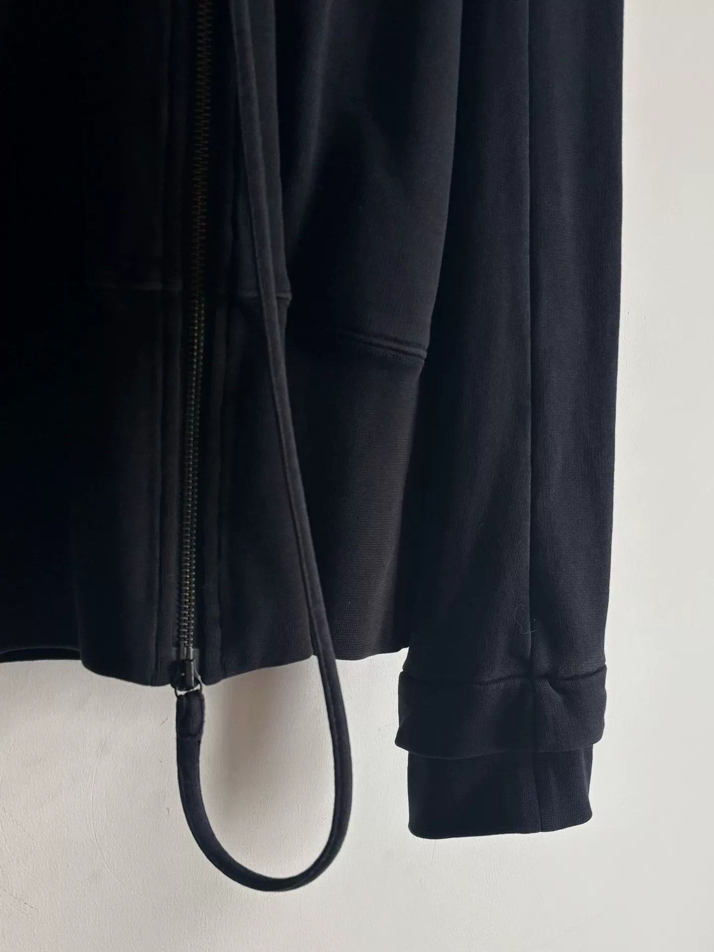 Ann Demeulemeester black tailored zip-up sweatshirt Size XXS / US 00 / IT 34 - 4 Thumbnail