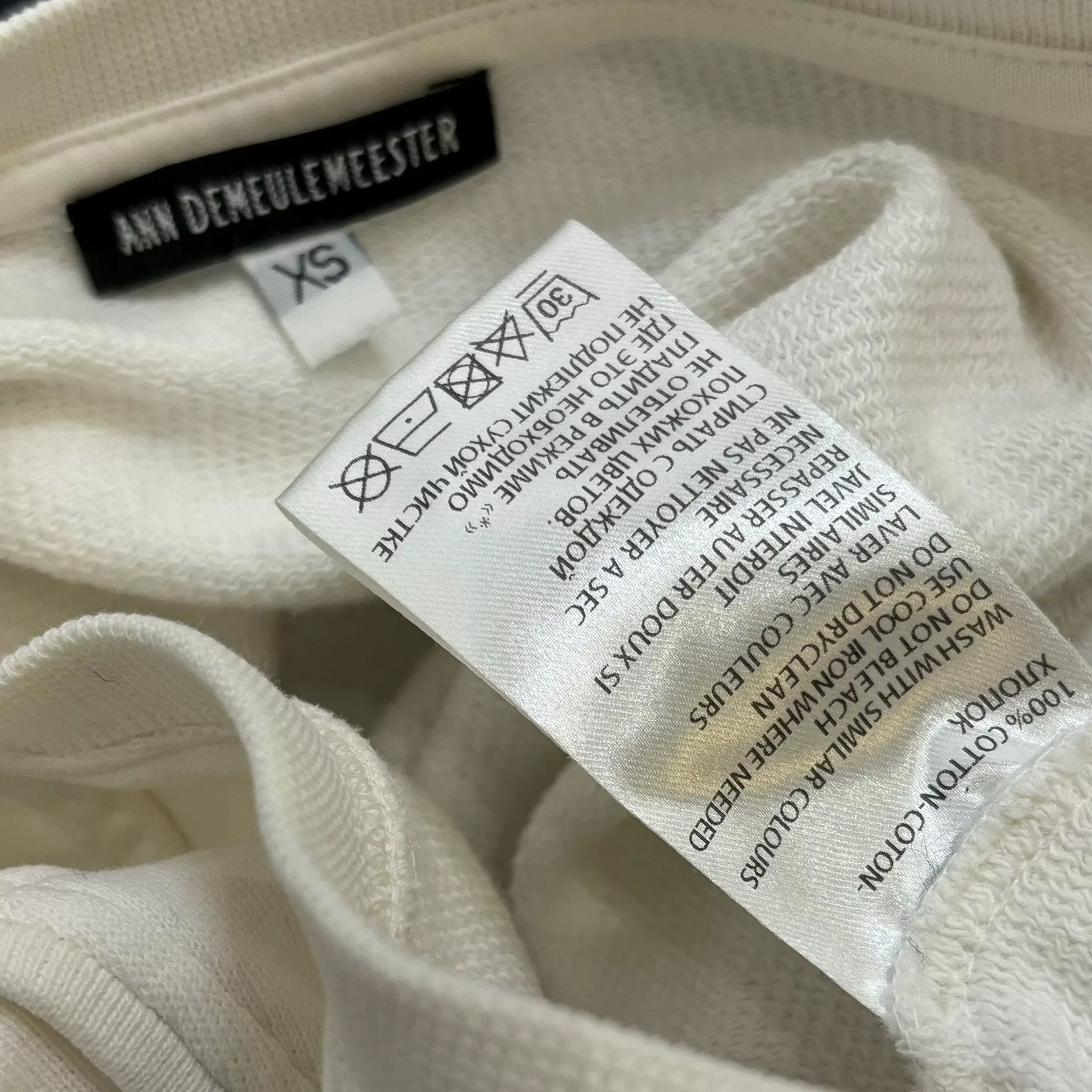 Ann Demeulemeester ann demeulemeester dual shoulder sweatshirt Size US XS / EU 42 / 0 - 5 Thumbnail