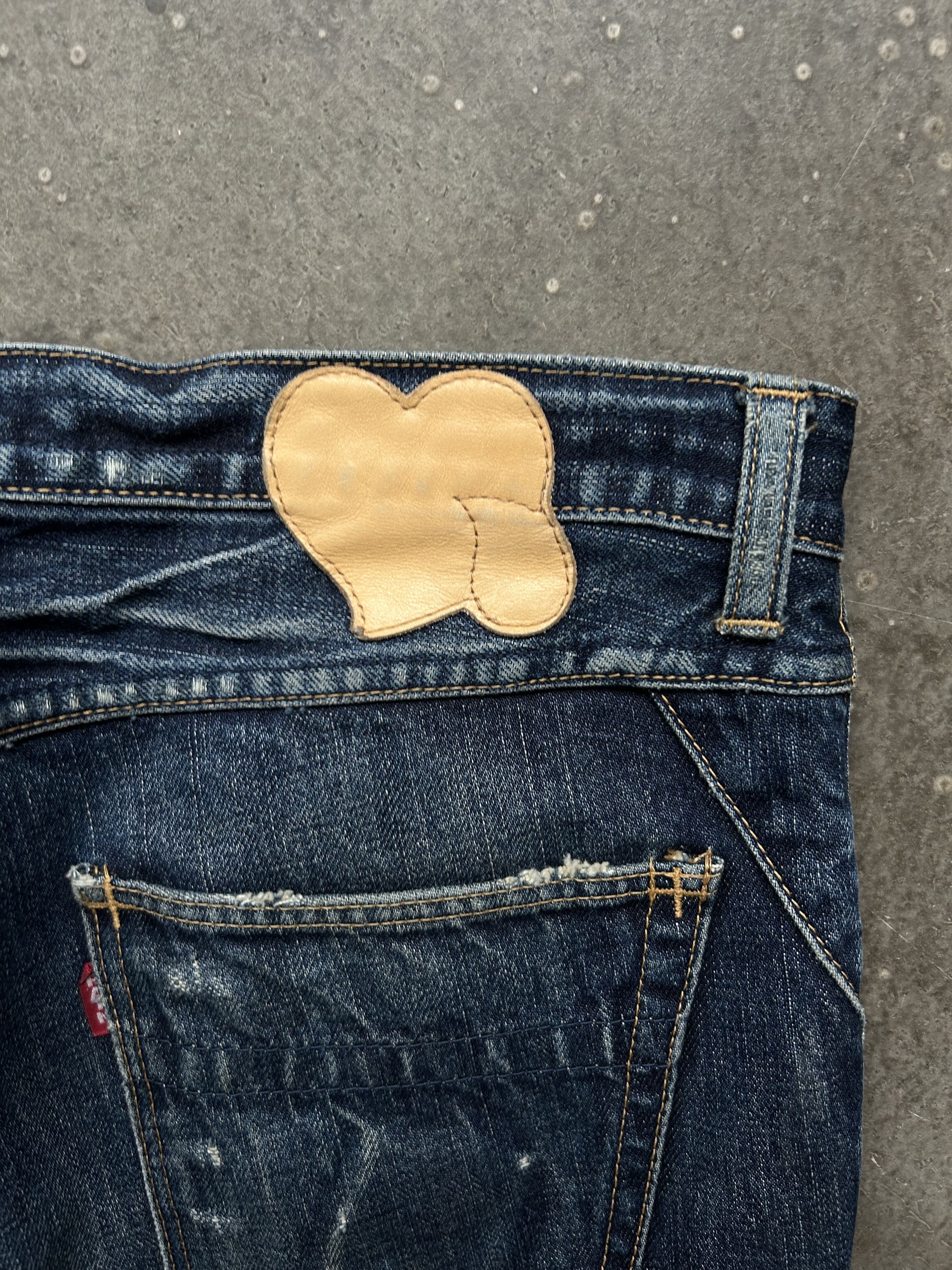 Number (N)ine distressed washed denim pants by number nine Size US 30 / EU 46 - 6 Thumbnail