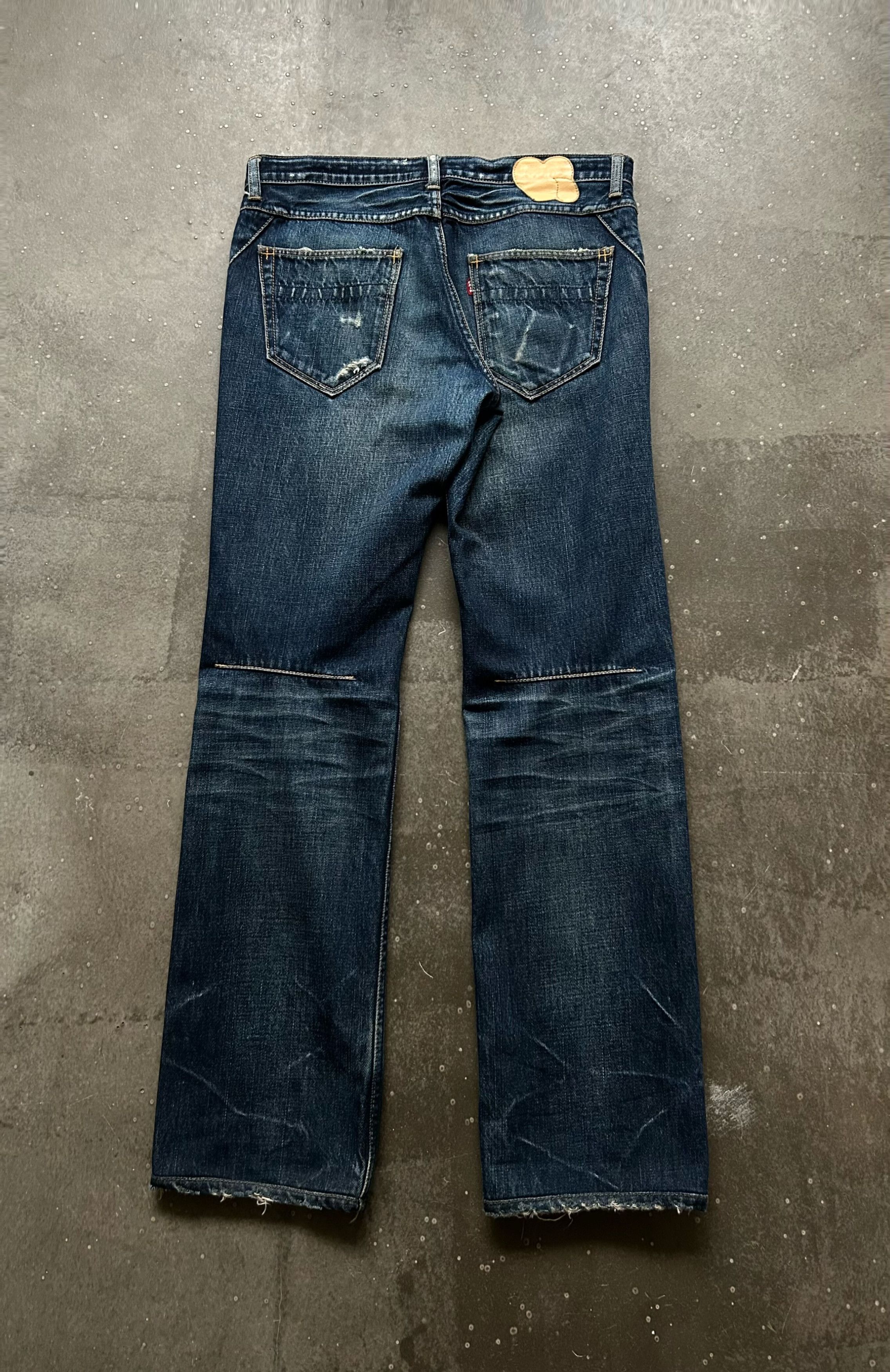 Number (N)ine distressed washed denim pants by number nine Size US 30 / EU 46 - 5 Thumbnail