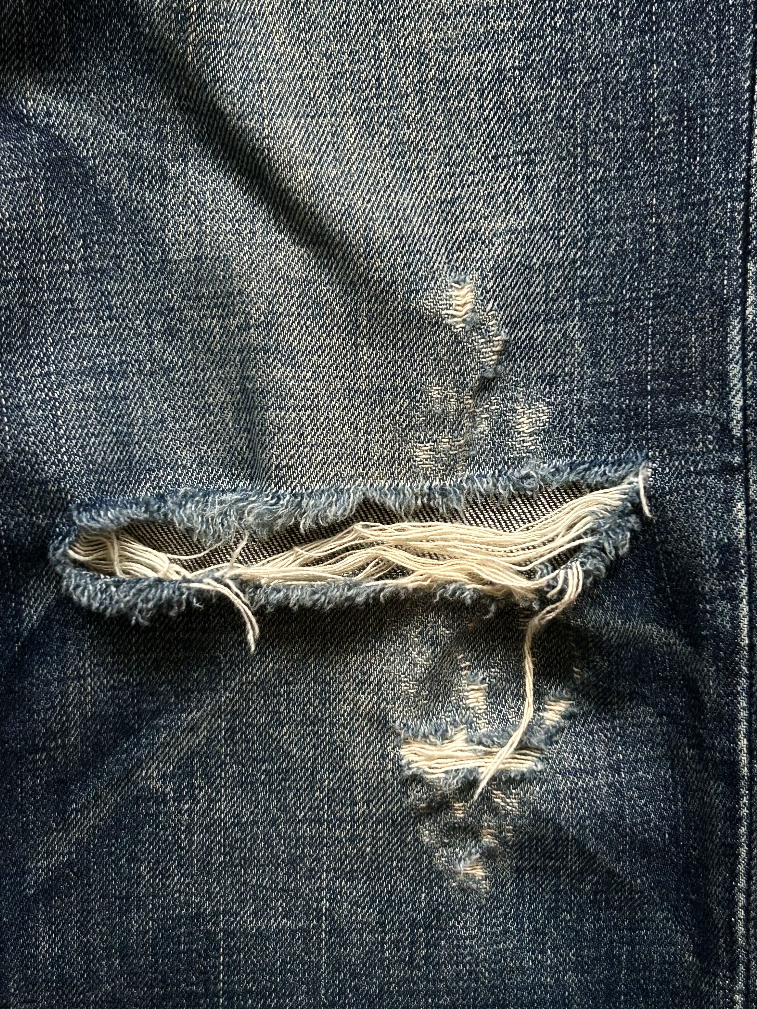 Number (N)ine distressed washed denim pants by number nine Size US 30 / EU 46 - 4 Thumbnail