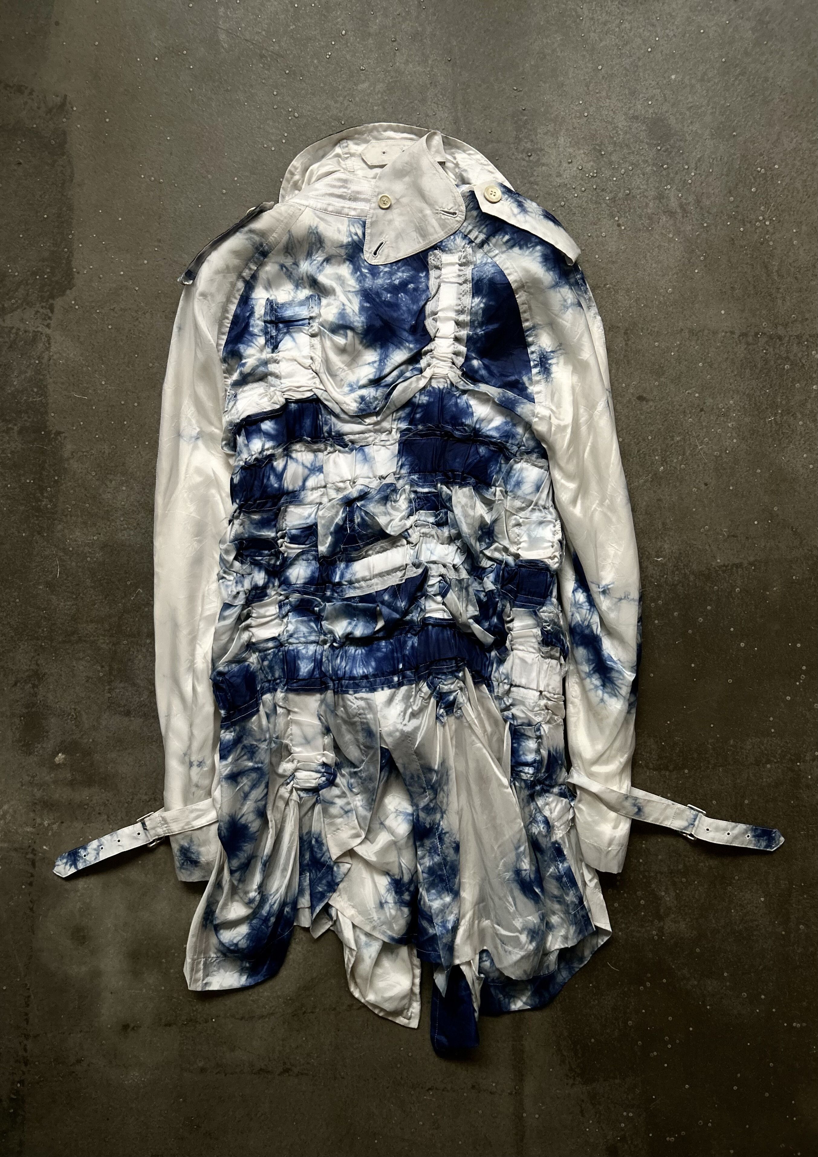 Comme des Garcons comme des garçons homme plus blue porcelain coat Size US M / EU 48-50 / 2 - 2 Thumbnail