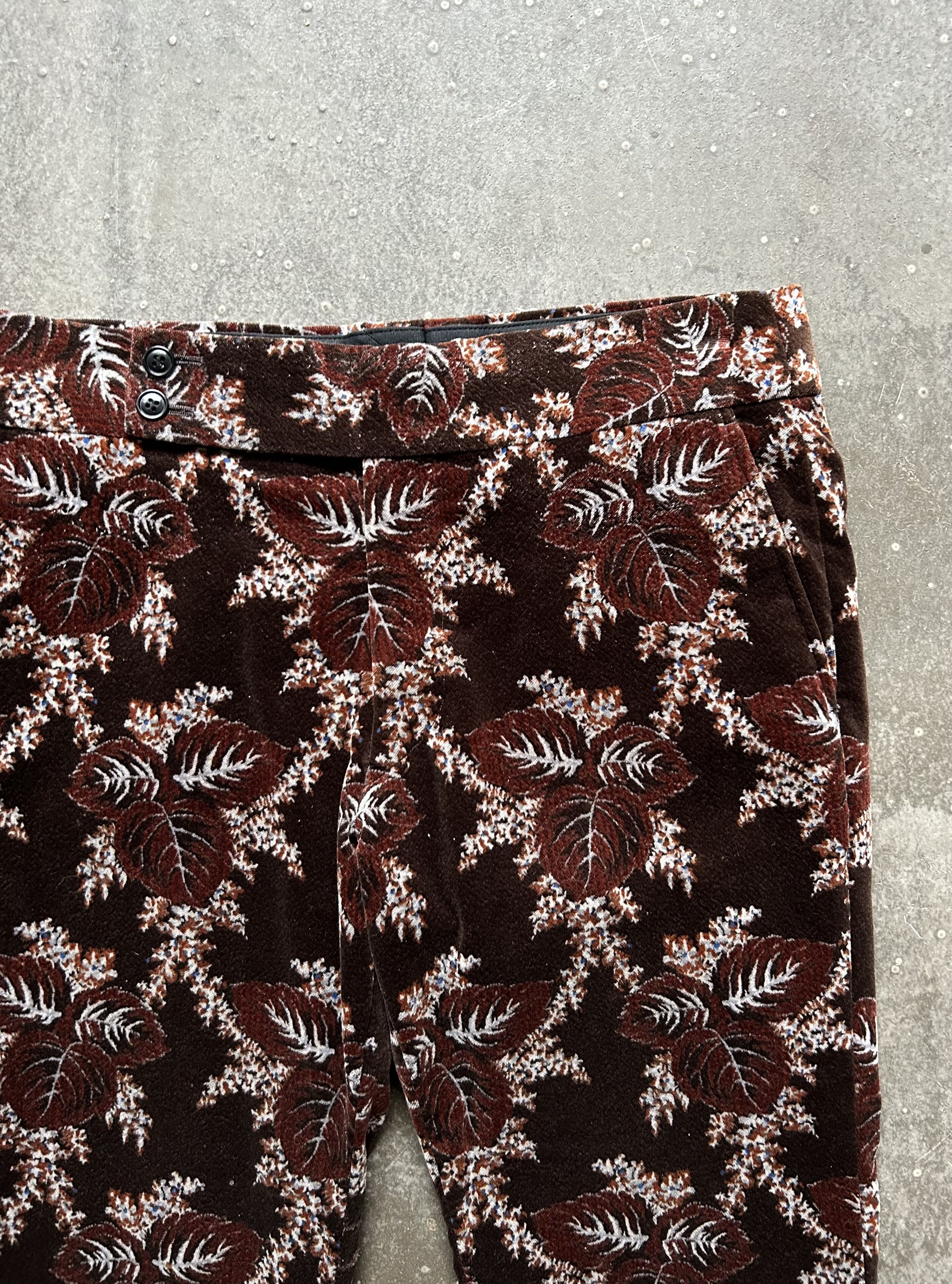 Comme des Garcons floral patterned cropped pants by Comme des Garçons Size US 34 / EU 50 - 5 Thumbnail