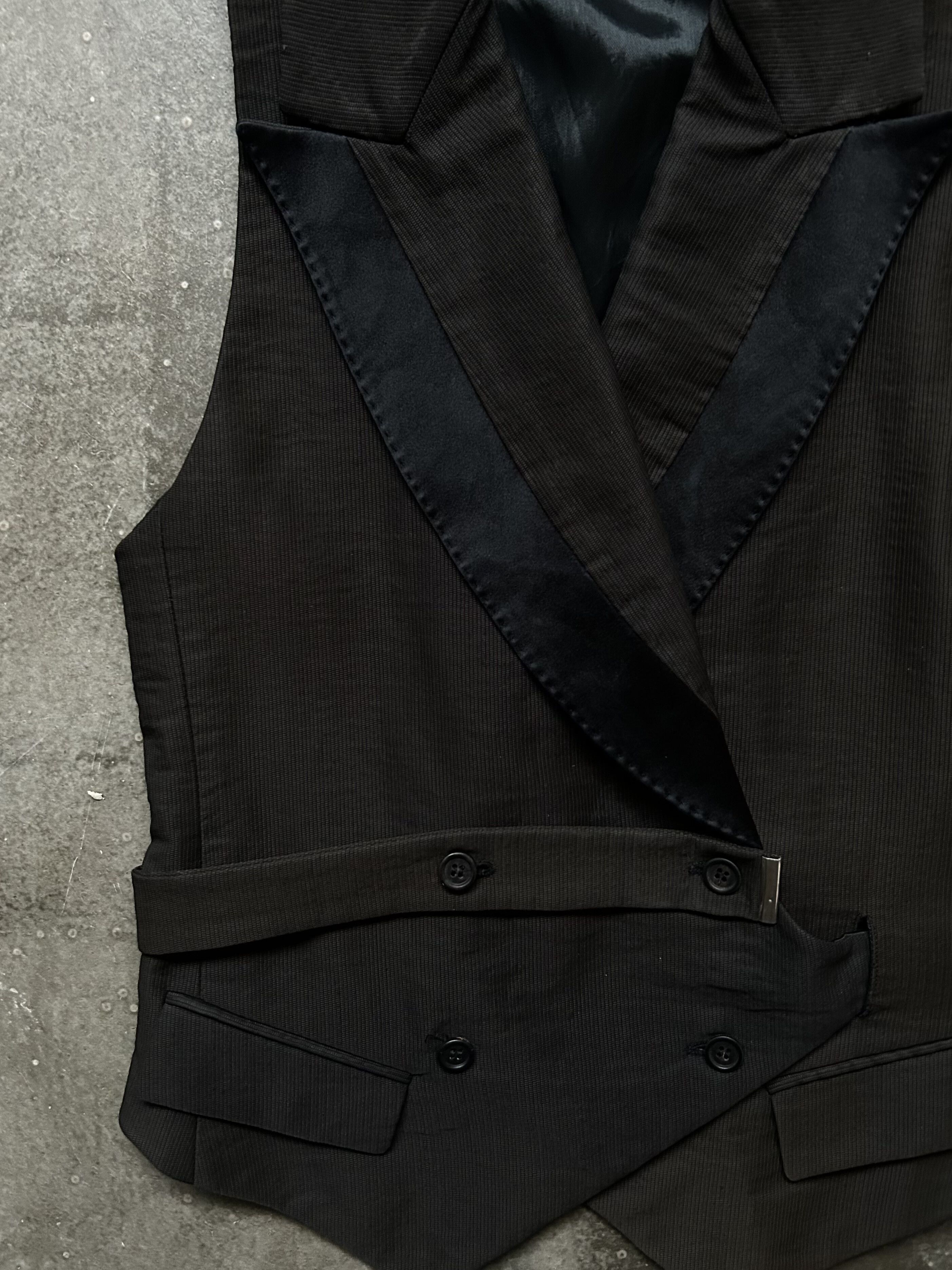 Alexander McQueen Alexander McQueen 2001aw Black Vest Size US L / EU 52-54 / 3 - 5 Thumbnail