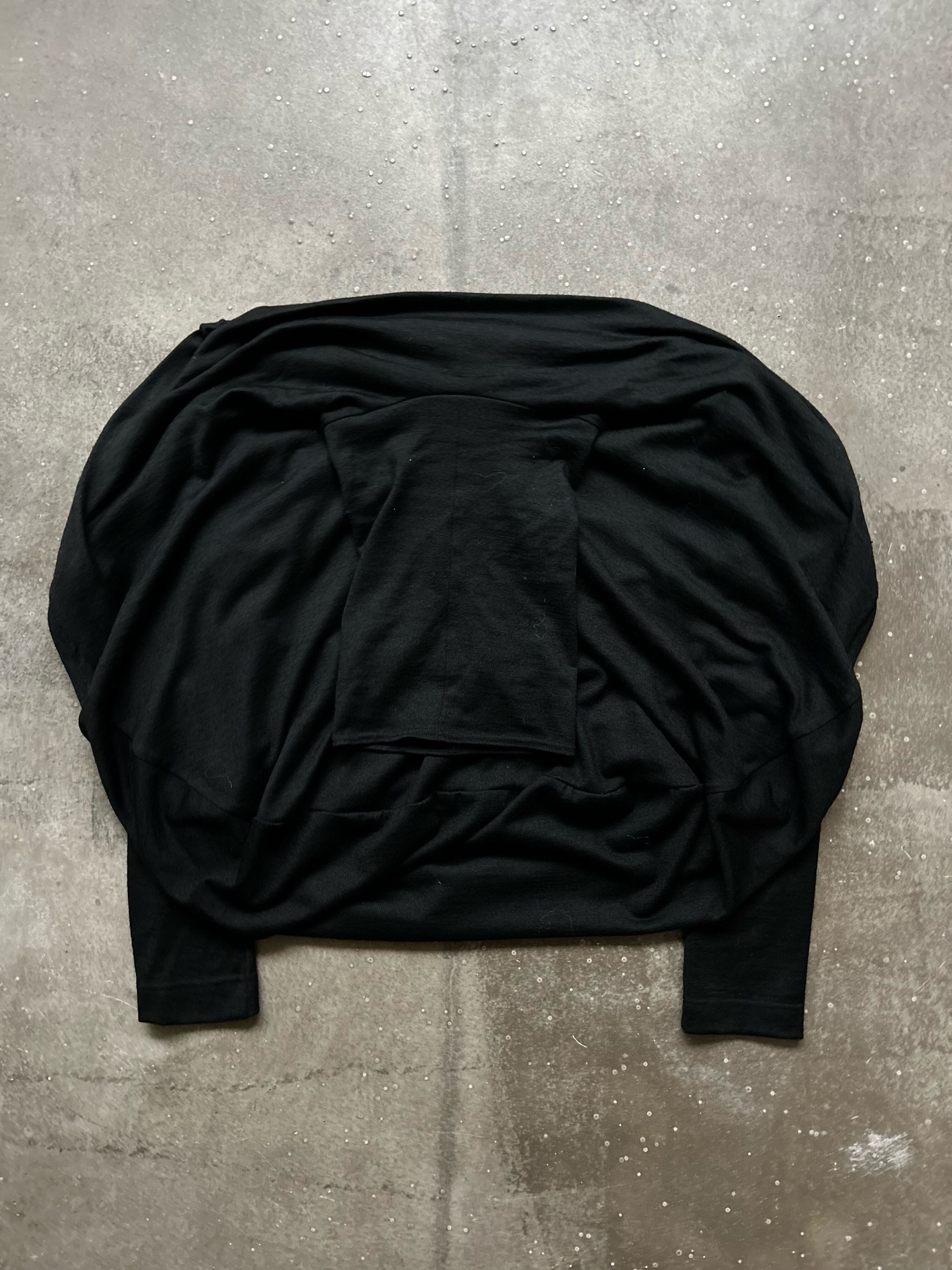 Junya Watanabe junya watanabe unique black long sleeve top Size US M / EU 48-50 / 2 - 4 Thumbnail
