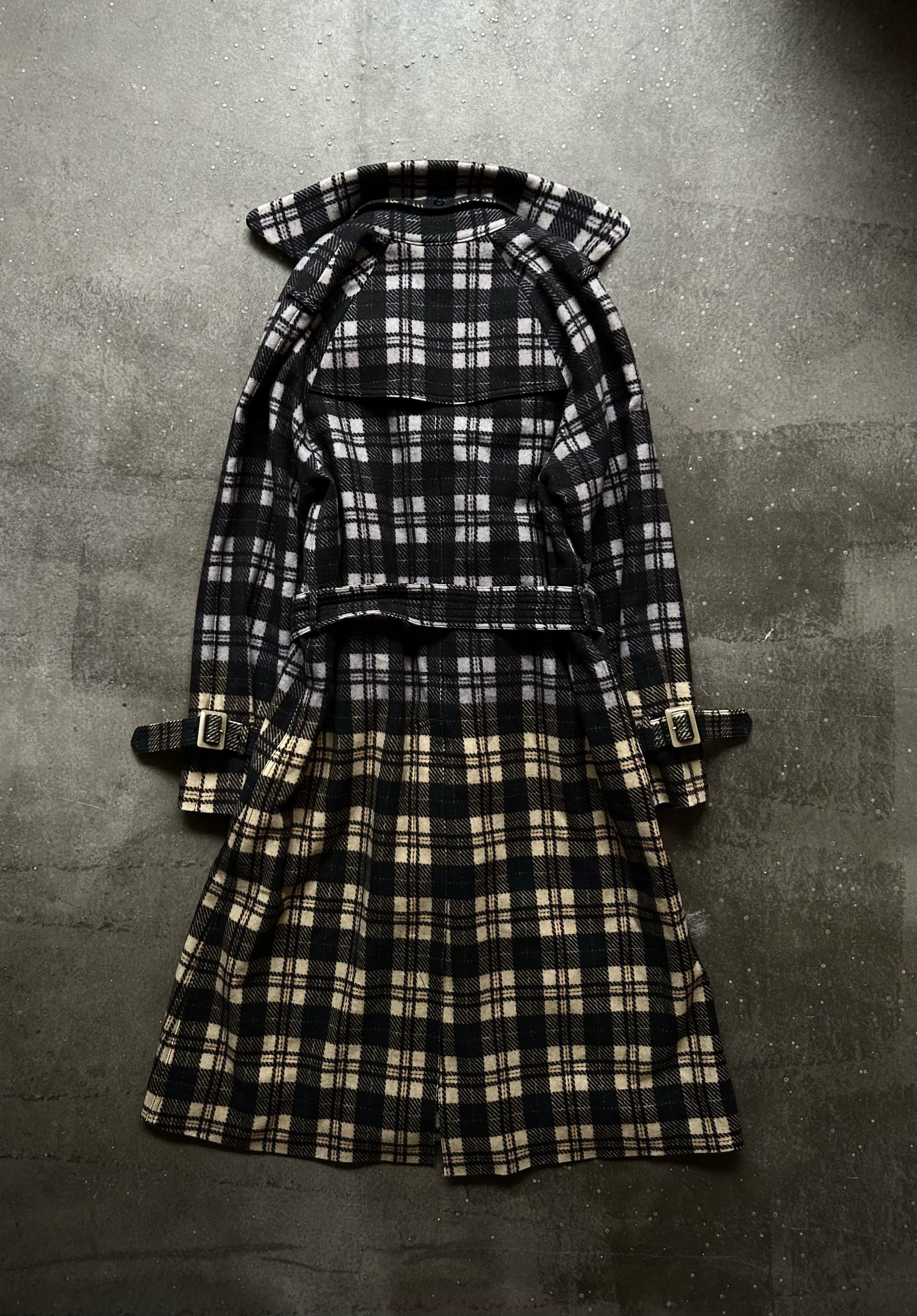 ANREALAGE multicolor check patterned trench coat Size M / US 6-8 / IT 42-44 - 5 Thumbnail