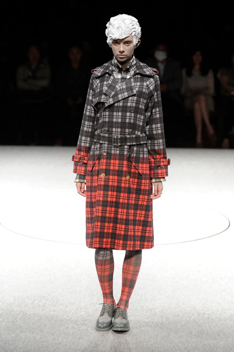 ANREALAGE multicolor check patterned trench coat Size M / US 6-8 / IT 42-44 - 7 Thumbnail