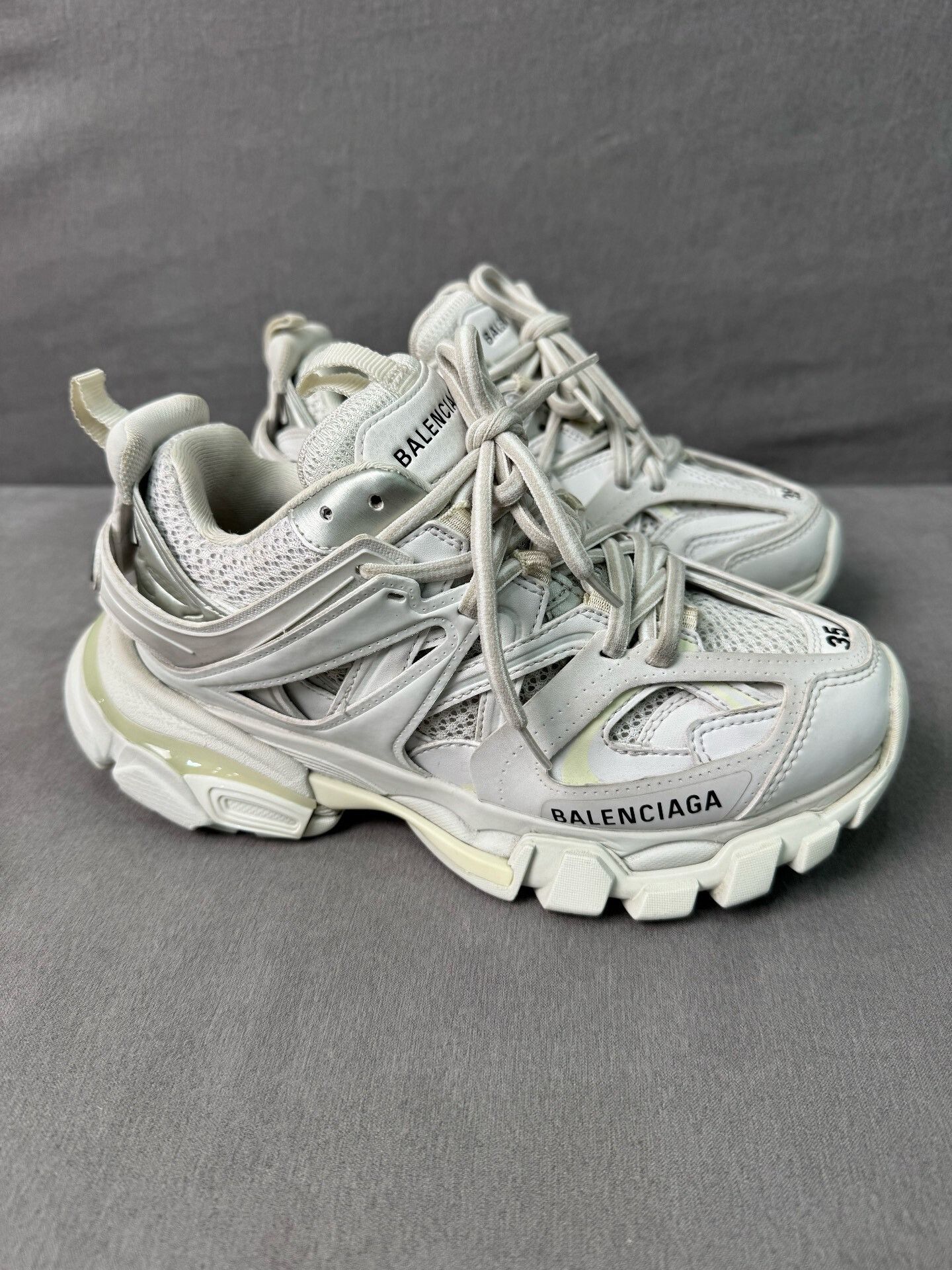 Balenciaga Balenciaga Track Sneakers Size 35 White Size US 5 / IT 35 - 2 Thumbnail