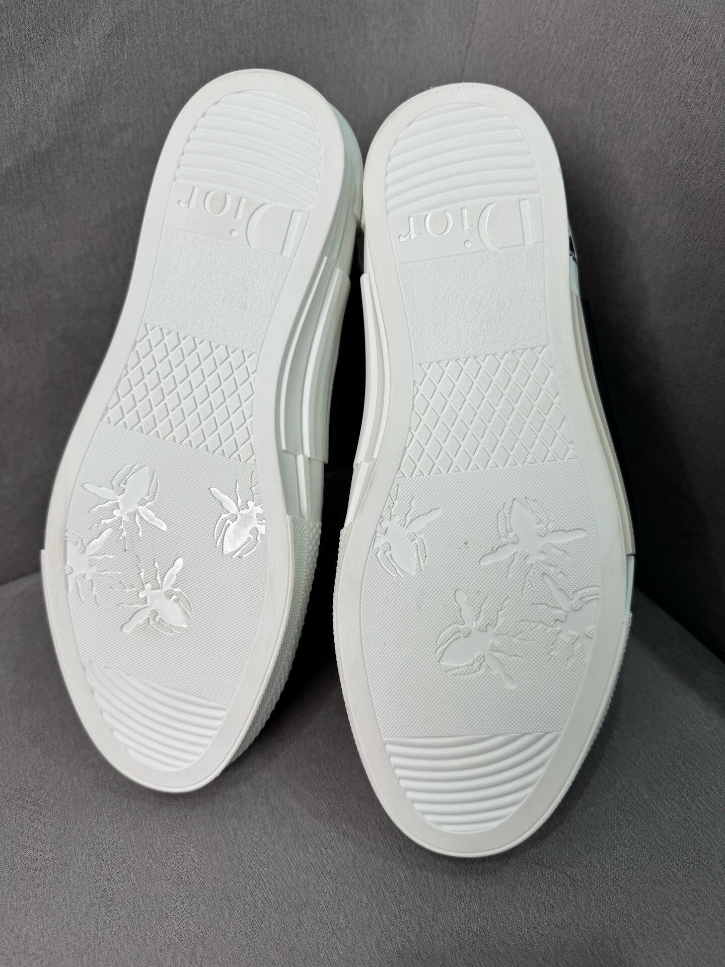 Dior Dior B23 Gray Canvas High-Top Sneakers Size US 8.5 / EU 41-42 - 6 Thumbnail